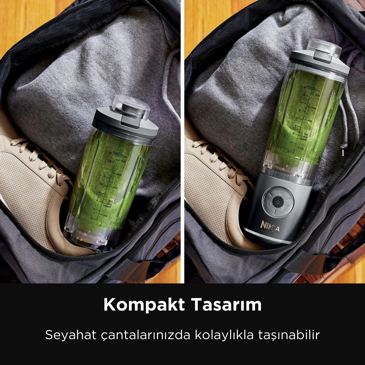 Ninja Blast Max Taşınabilir Blender - Gri - Image 8