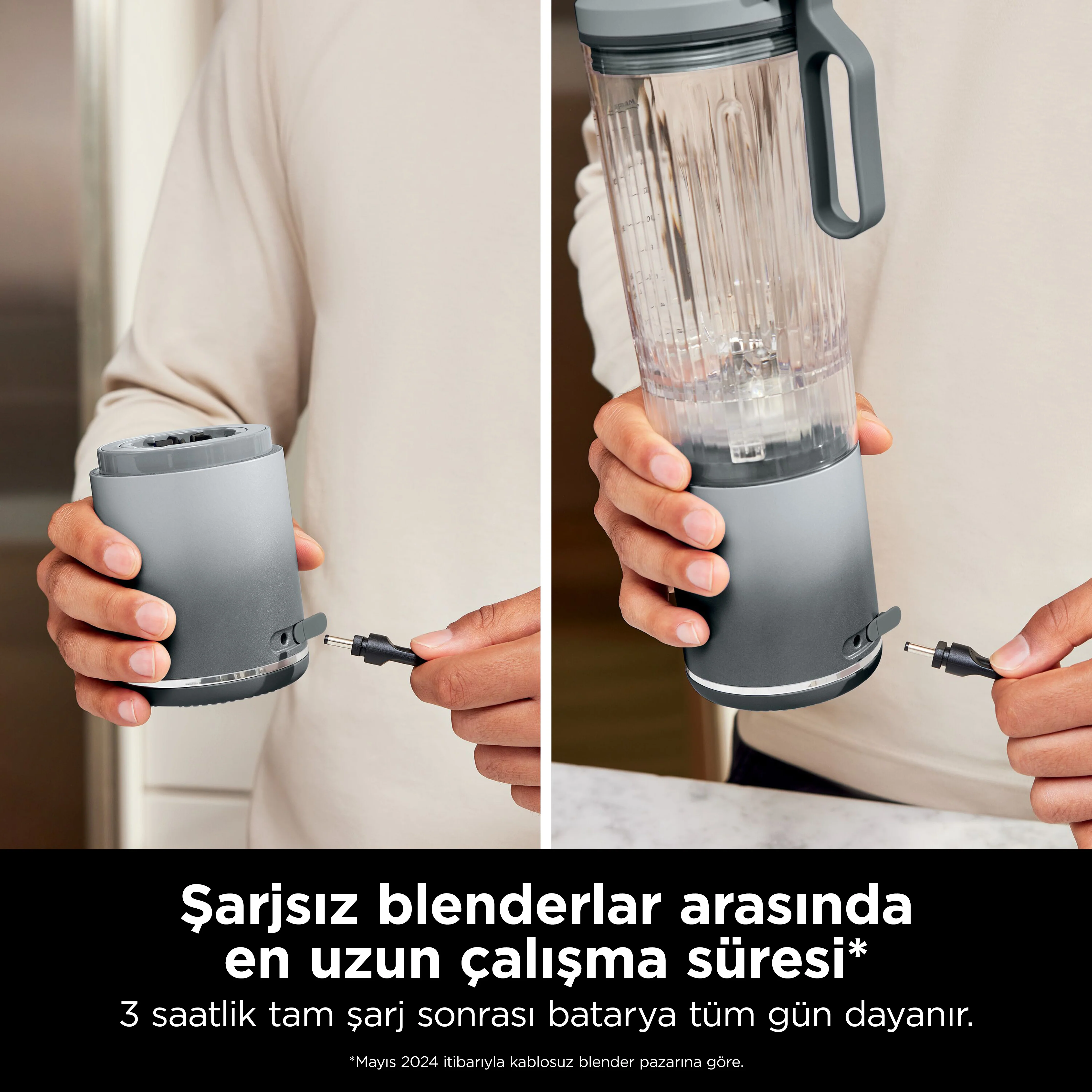 Ninja Blast Max Taşınabilir Blender - Gümüş - Image 3