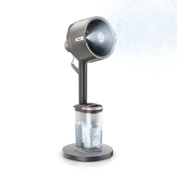 Shark FlexBreeze ProMist Taşınabilir Buharlı Fan – İç ve Dış Mekan Uyumlu, Siyah - Image 13