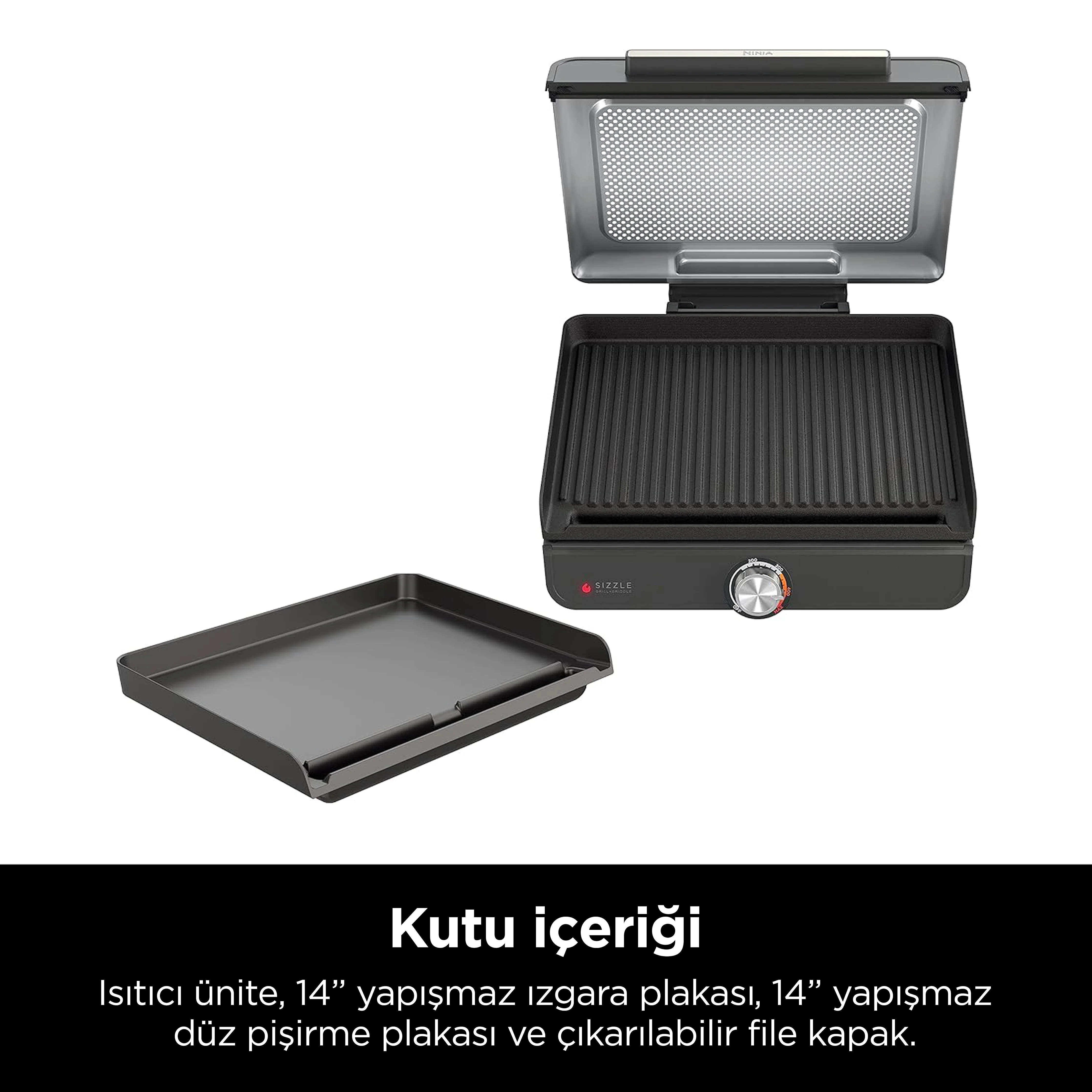 Ninja Sizzle™ Indoor Grill, Izgara Makinesi - Image 9