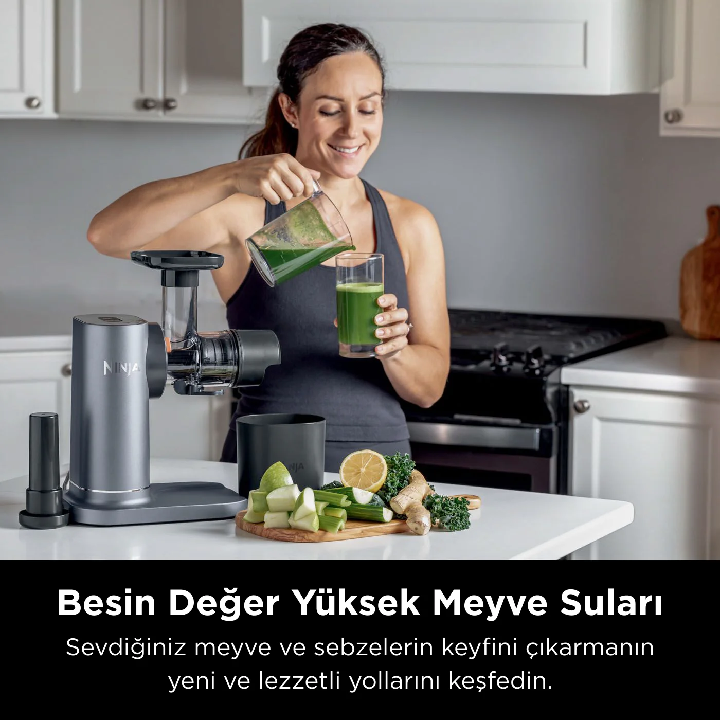 Ninja Cold Press Juicer - Katı Meyve Sıkacağı - Image 11