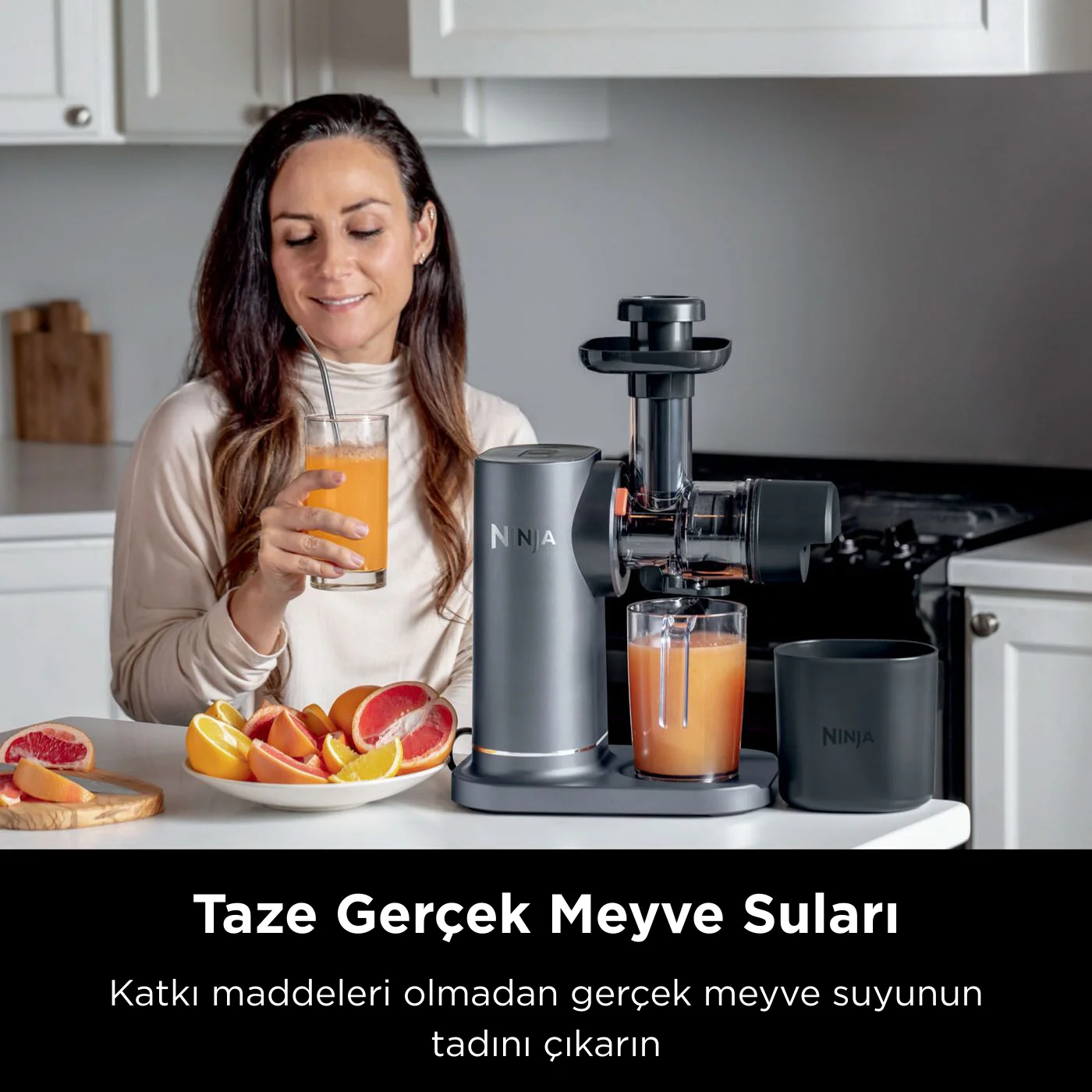 Ninja Cold Press Juicer - Katı Meyve Sıkacağı - Image 5