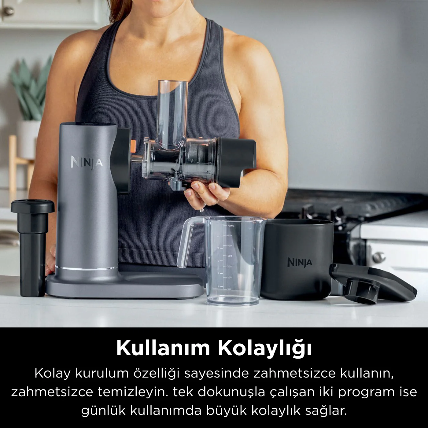 Ninja Cold Press Juicer - Katı Meyve Sıkacağı - Image 6