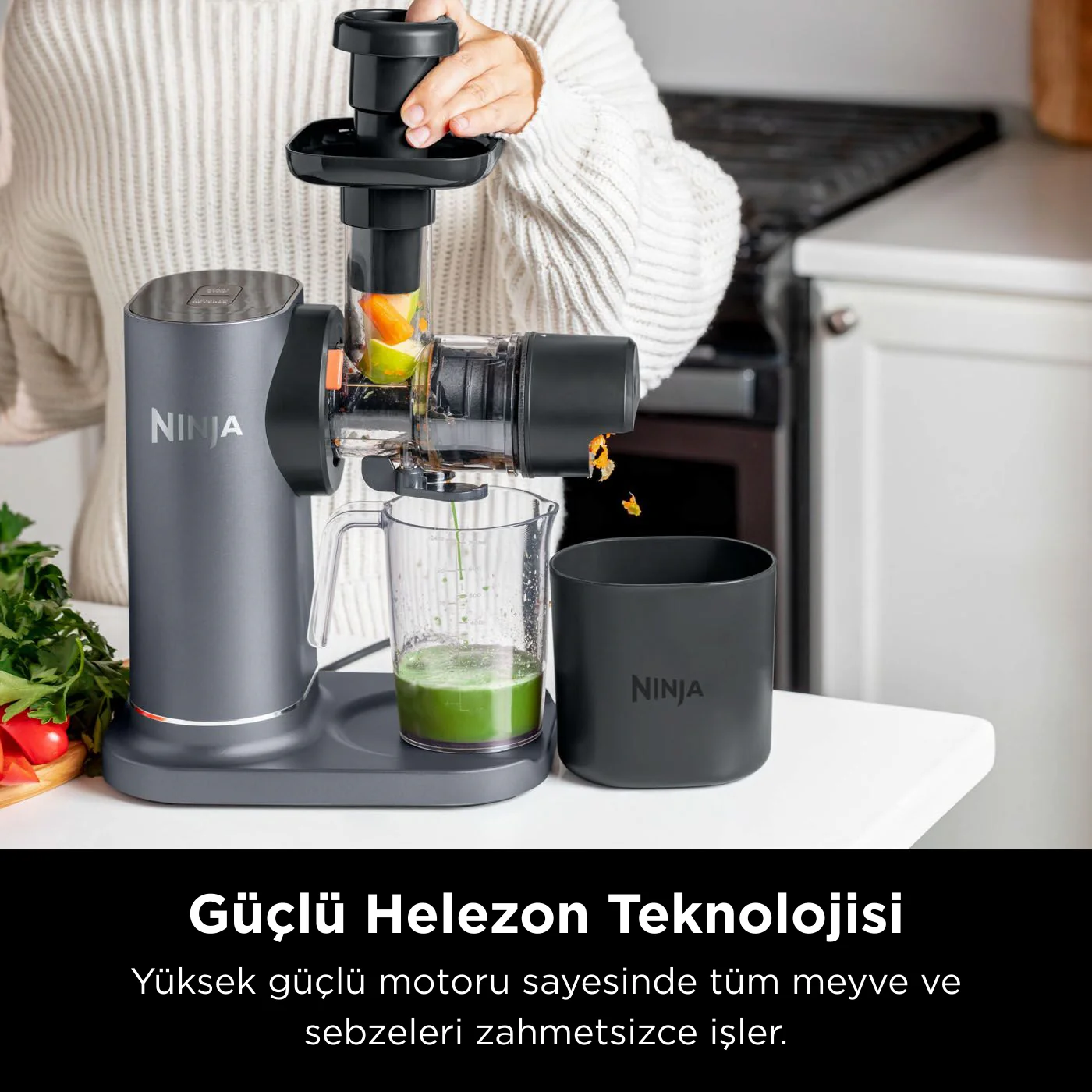 Ninja Cold Press Juicer - Katı Meyve Sıkacağı - Image 7