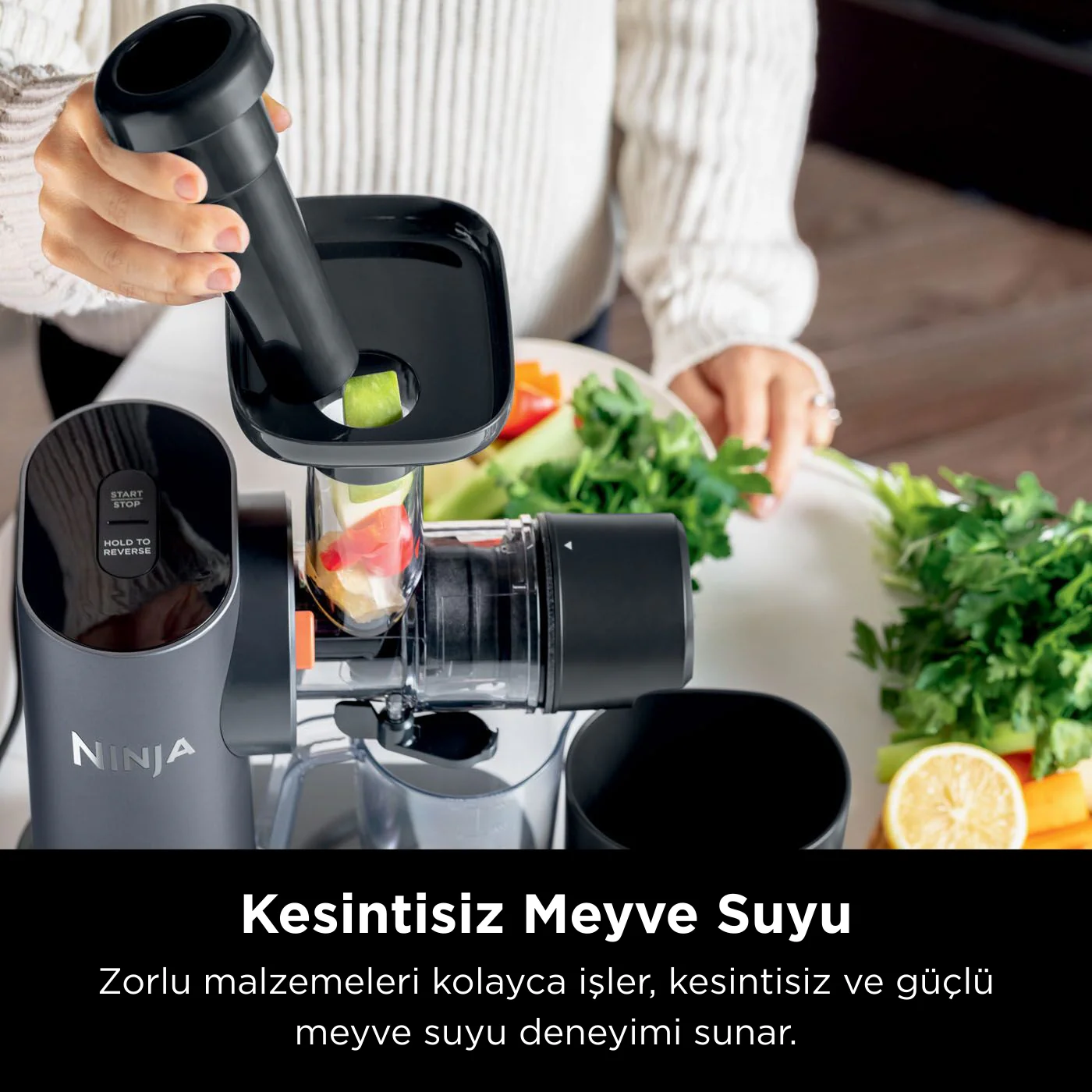 Ninja Cold Press Juicer - Katı Meyve Sıkacağı - Image 8