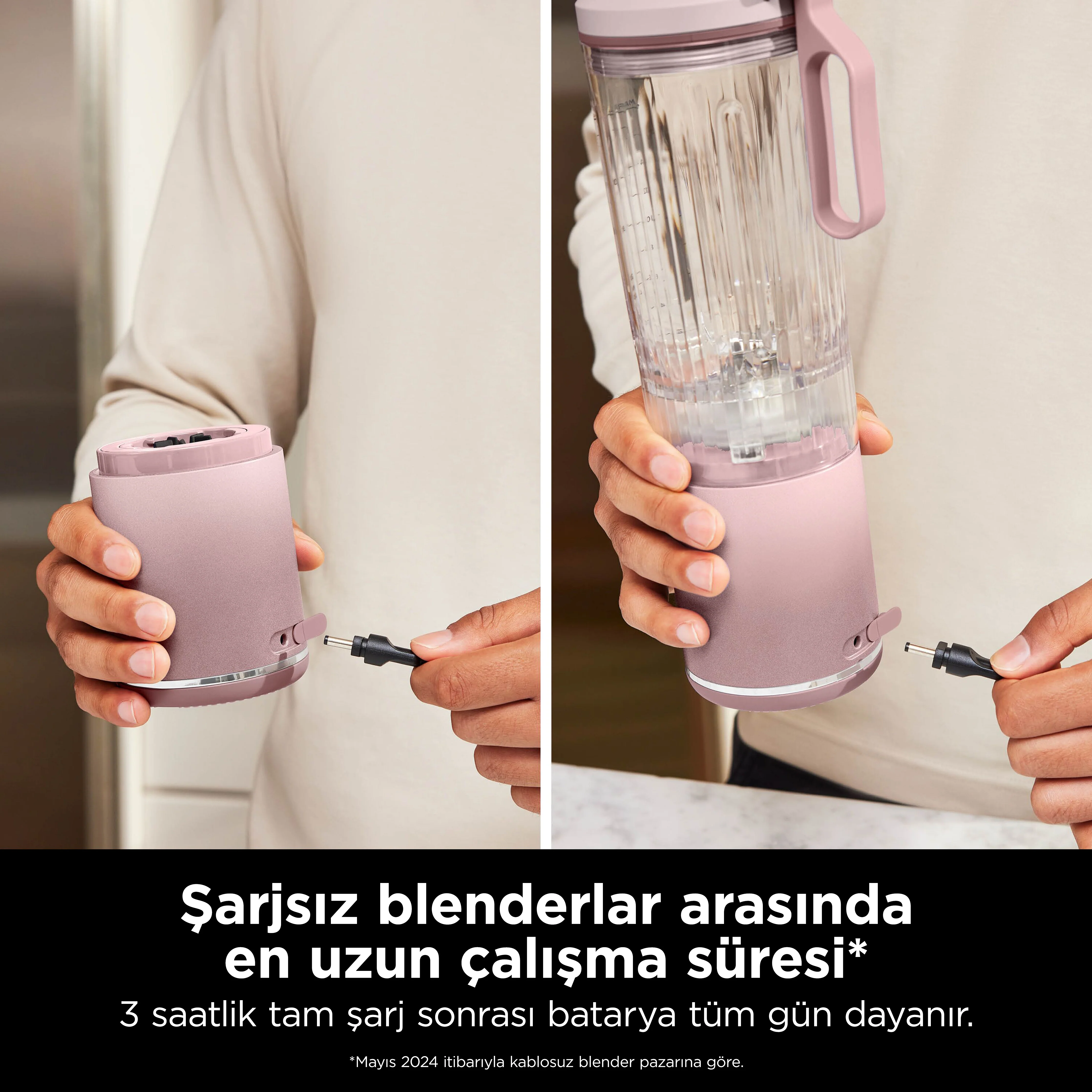 Ninja Blast Max Taşınabilir Blender - Pembe - Image 3