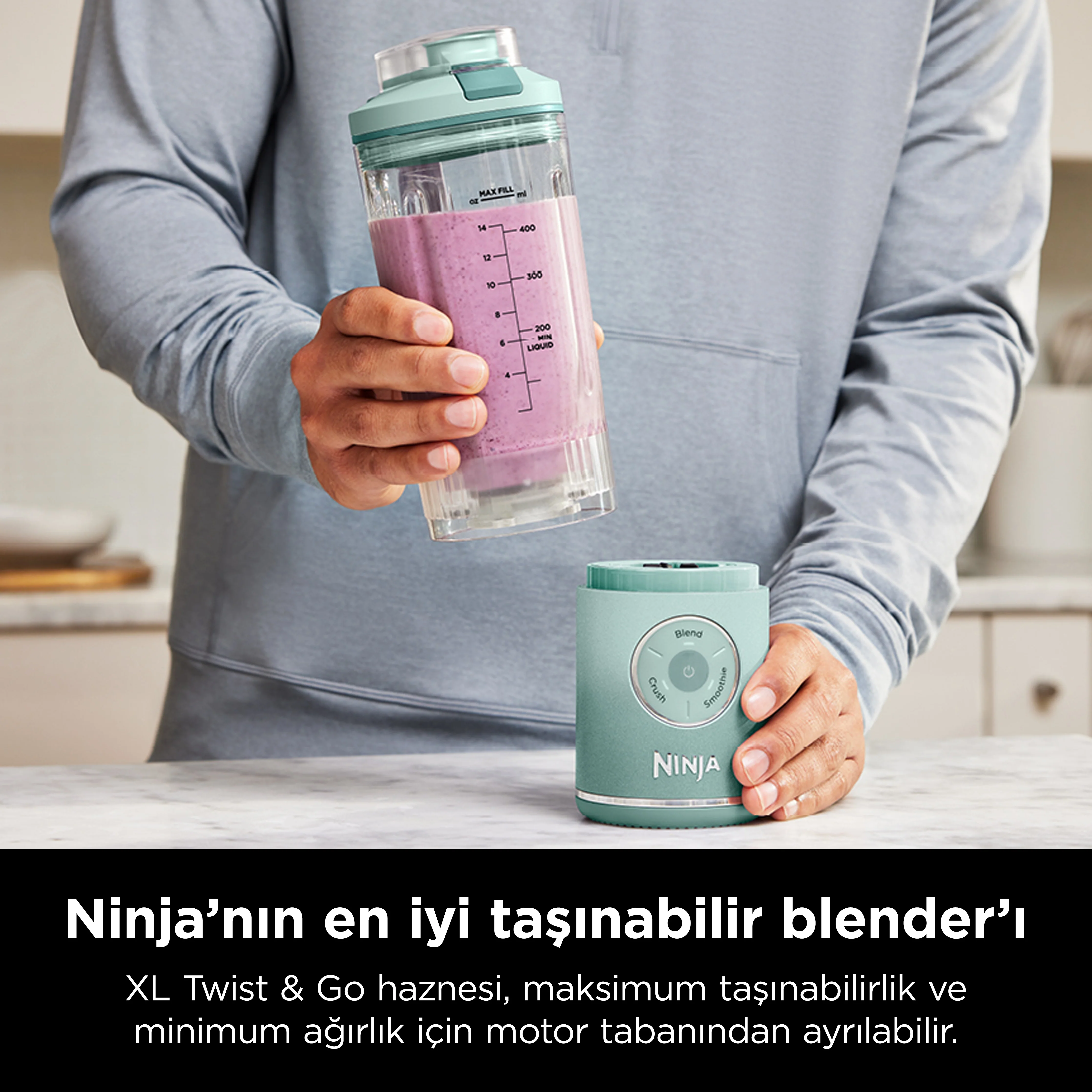 Ninja Blast Max Taşınabilir Blender - Yeşil - Image 4