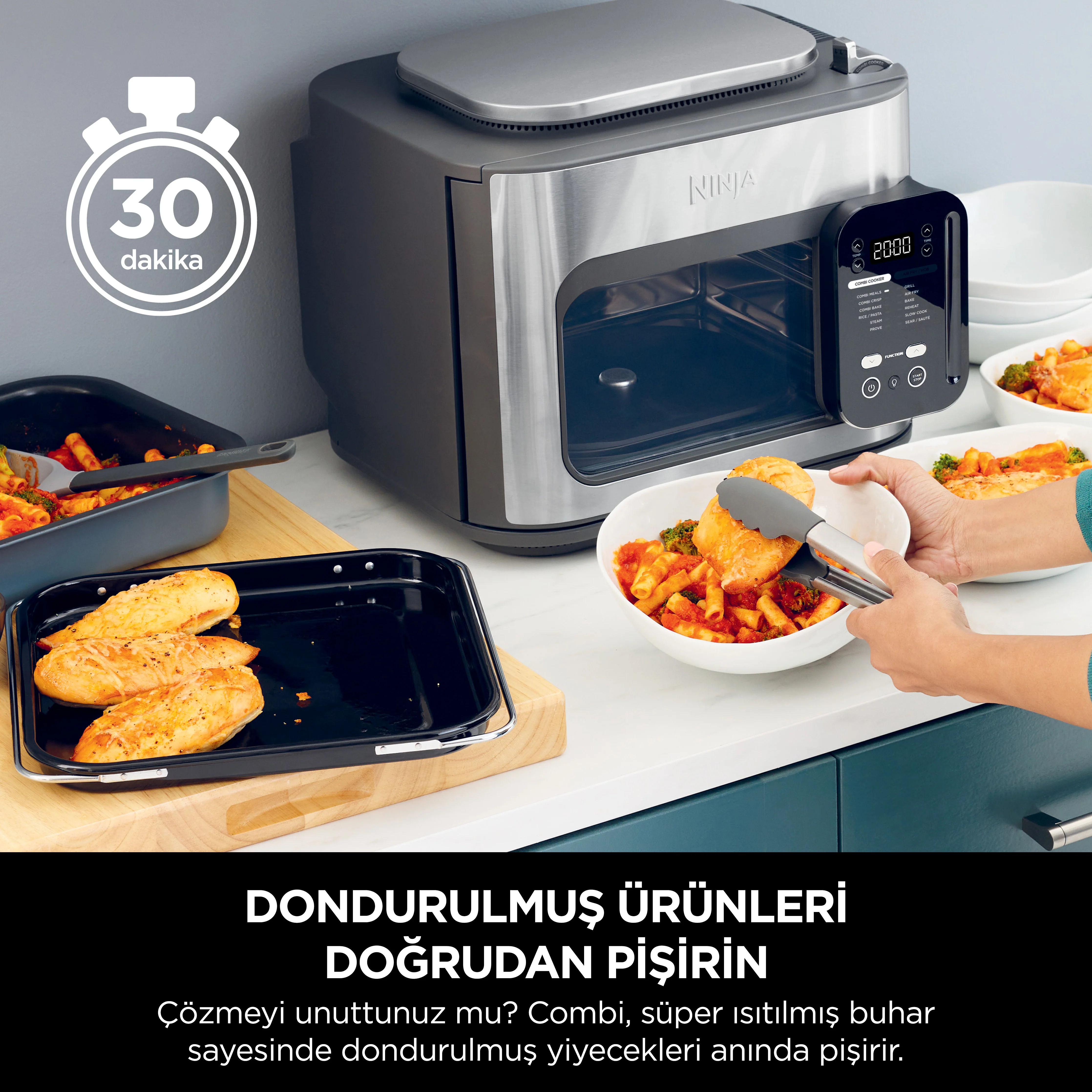 Ninja Combi All-in-One Multicooker, Fırın ve Az Yağlı Pişirici 12,5 L - Image 5