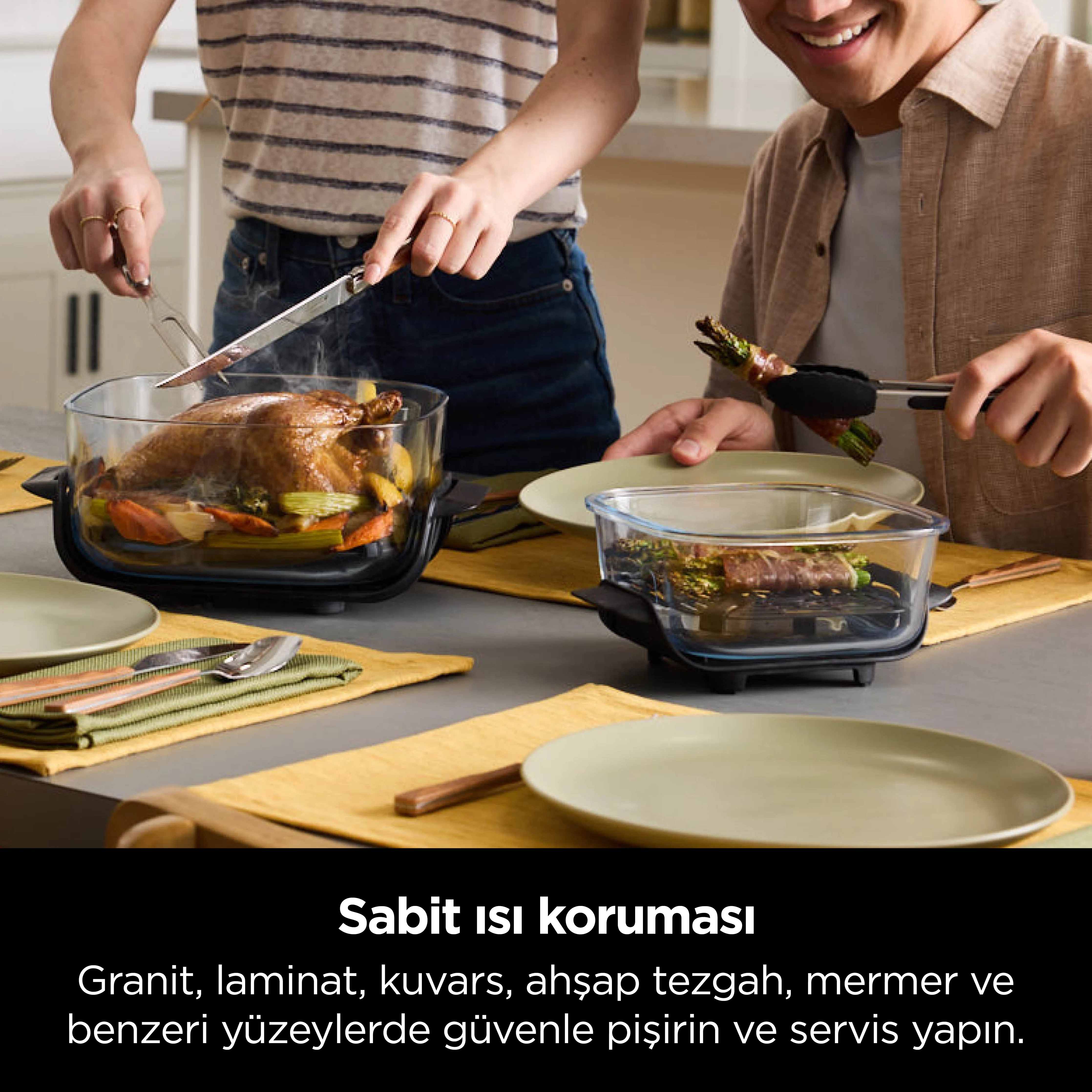 Ninja CRISPi 4-in-1 Taşınabilir Cam Hazneli Pişirme Sistemi - Stone - Image 6