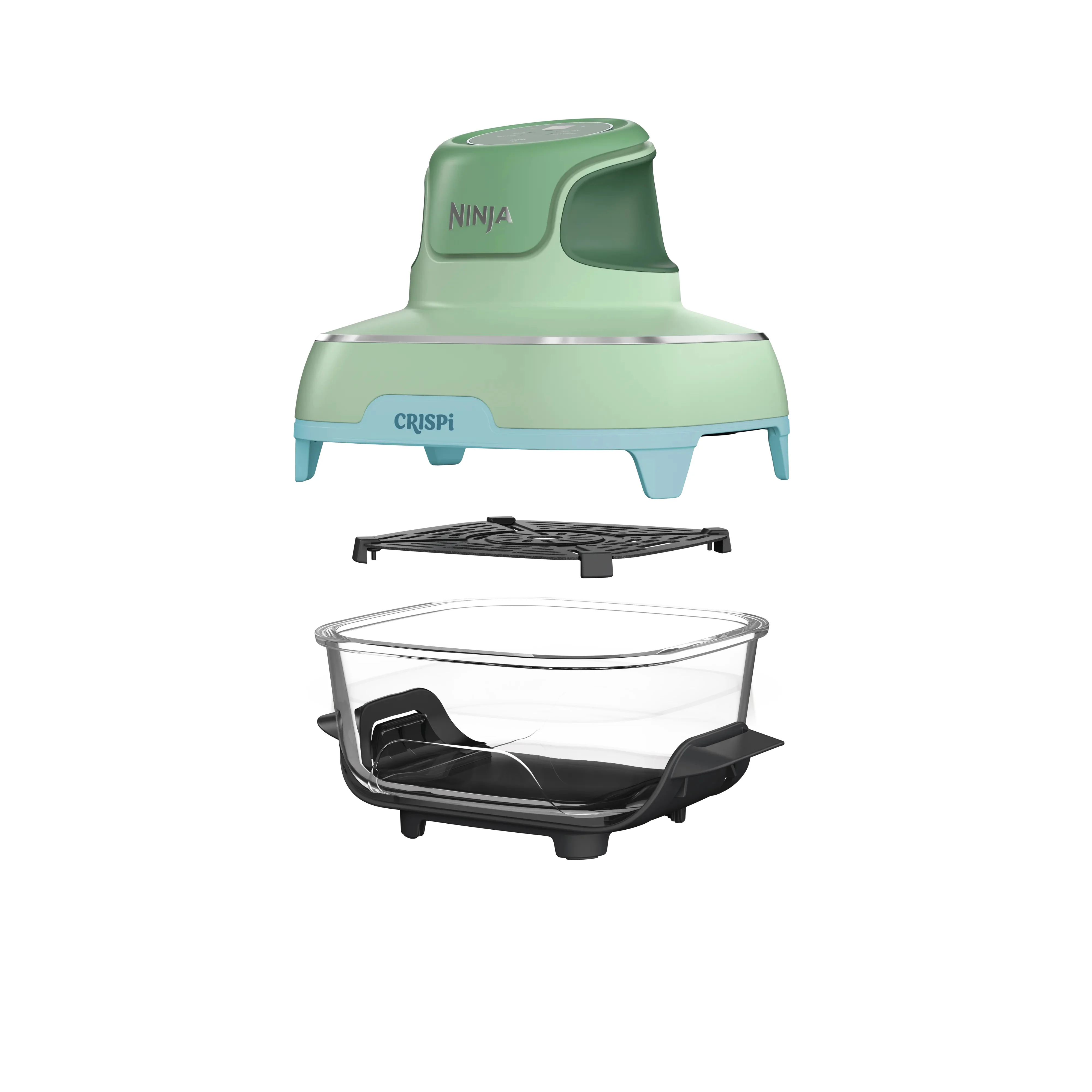 Ninja CRISPi 4-in-1 Taşınabilir Cam Hazneli Pişirme Sistemi - Mint - Image 3