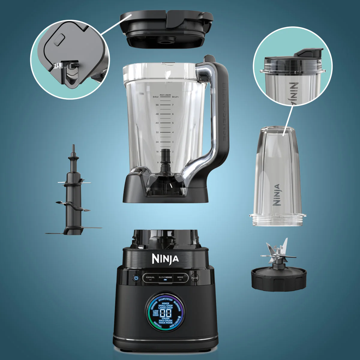 Ninja Detect™ Duo® Power Blender Smoothie Maker + BlendSense™ - Image 9