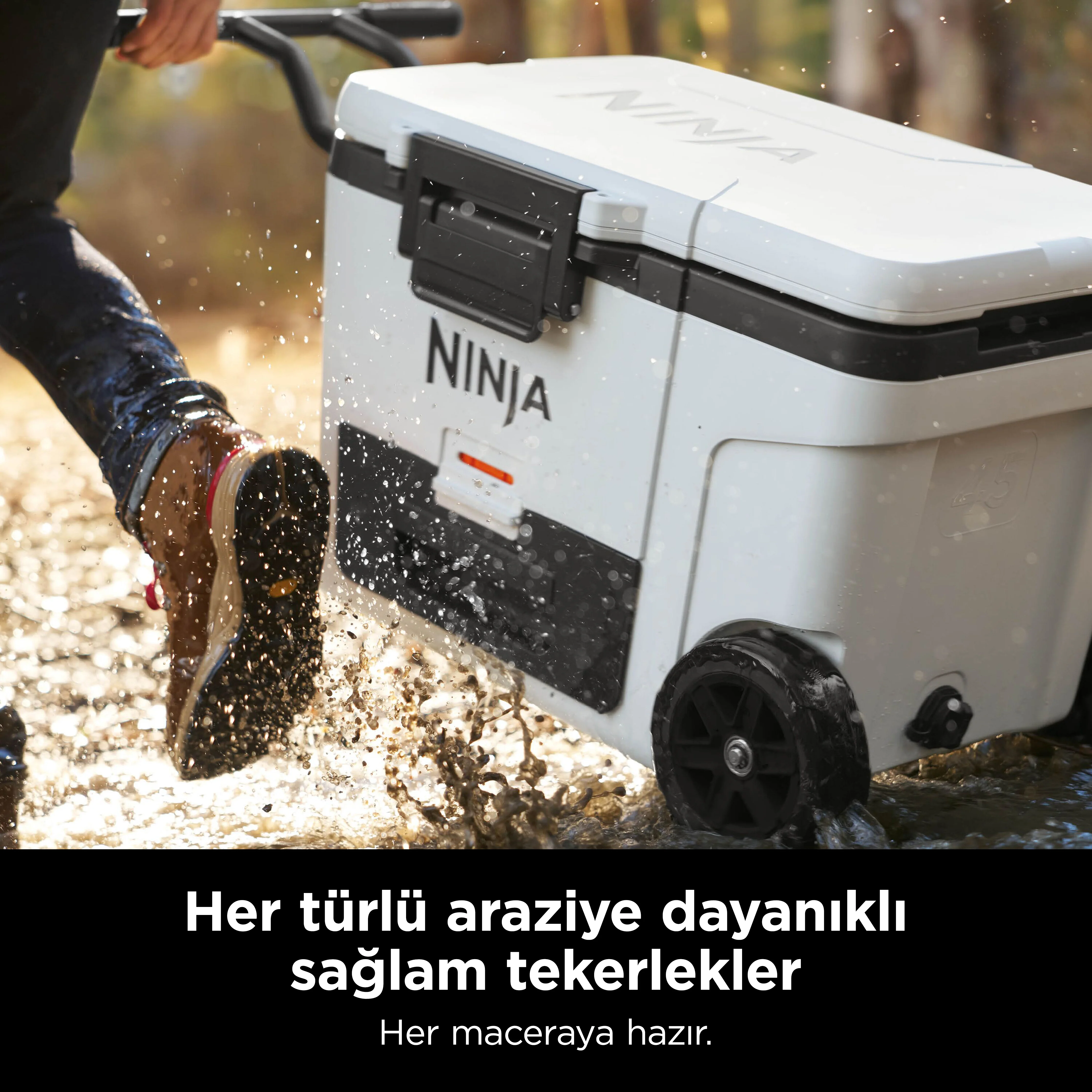 Ninja FrostVault Tekerlekli Cooler 42 Litre - Beyaz - Image 5