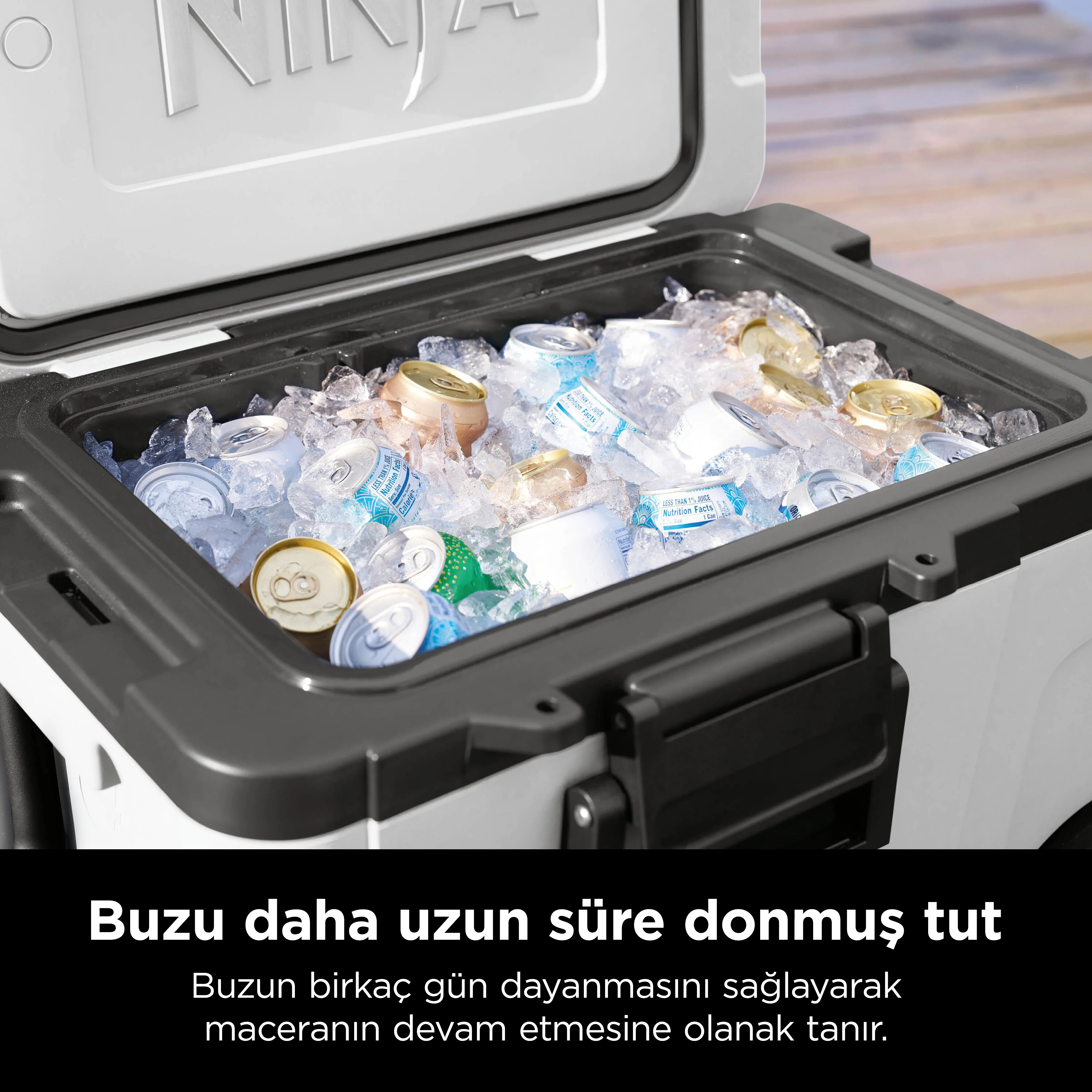 Ninja FrostVault Tekerlekli Cooler 42 Litre - Beyaz - Image 8
