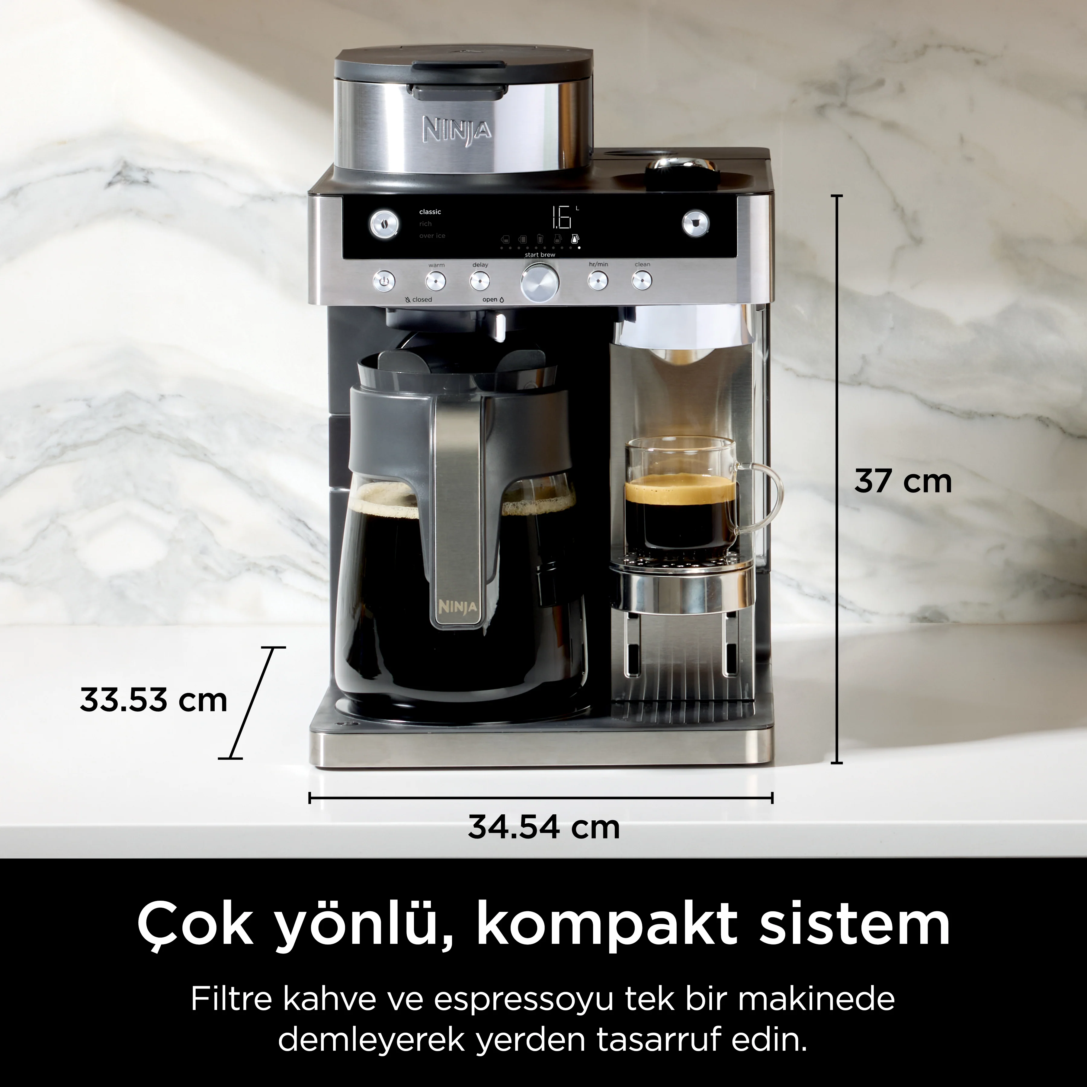 Ninja Prestige Dualbrew Filtre ve Kapsül Kahve Makinesi - Image 4