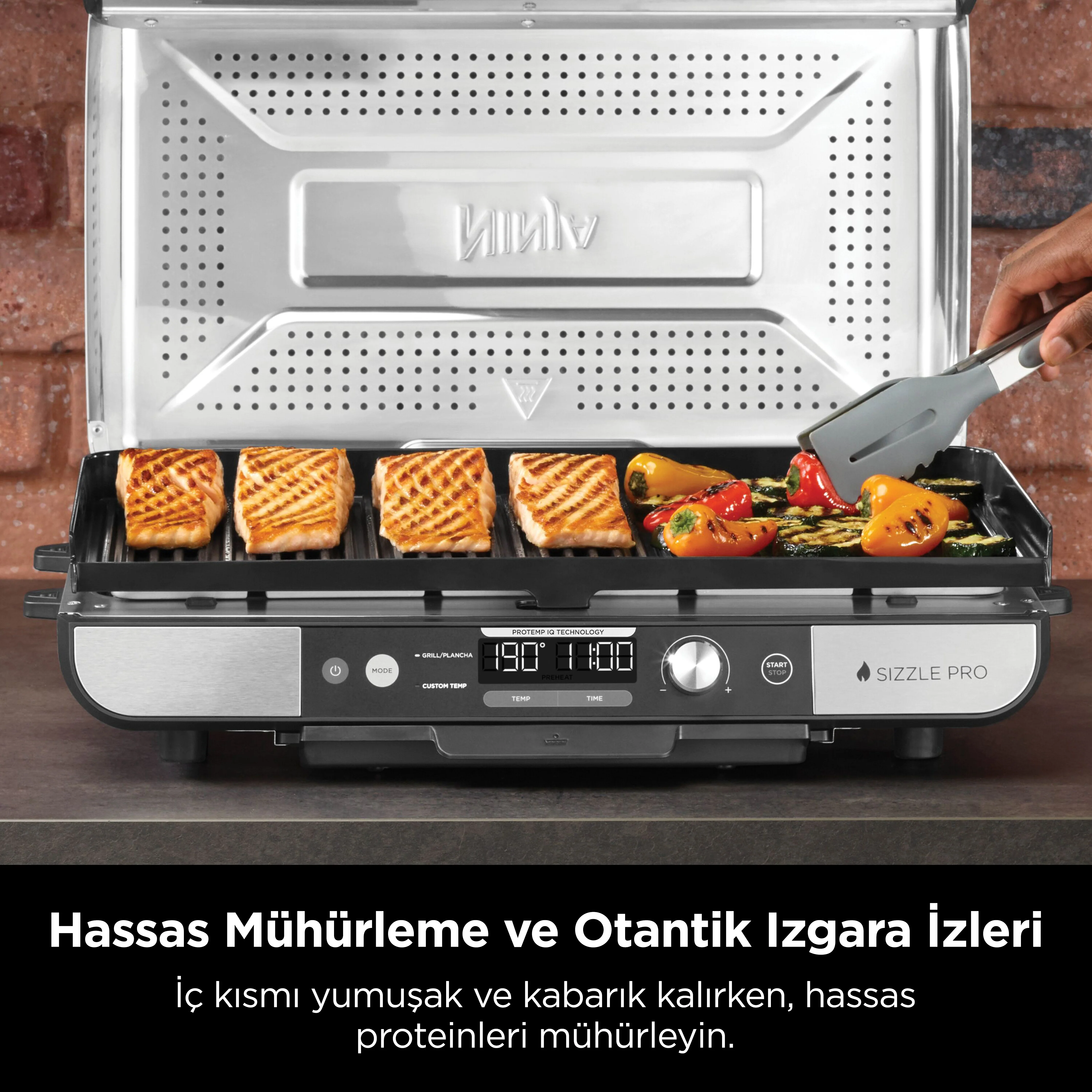 Ninja Sizzle™ Pro XL Indoor Grill, Izgara Makinesi - Image 7