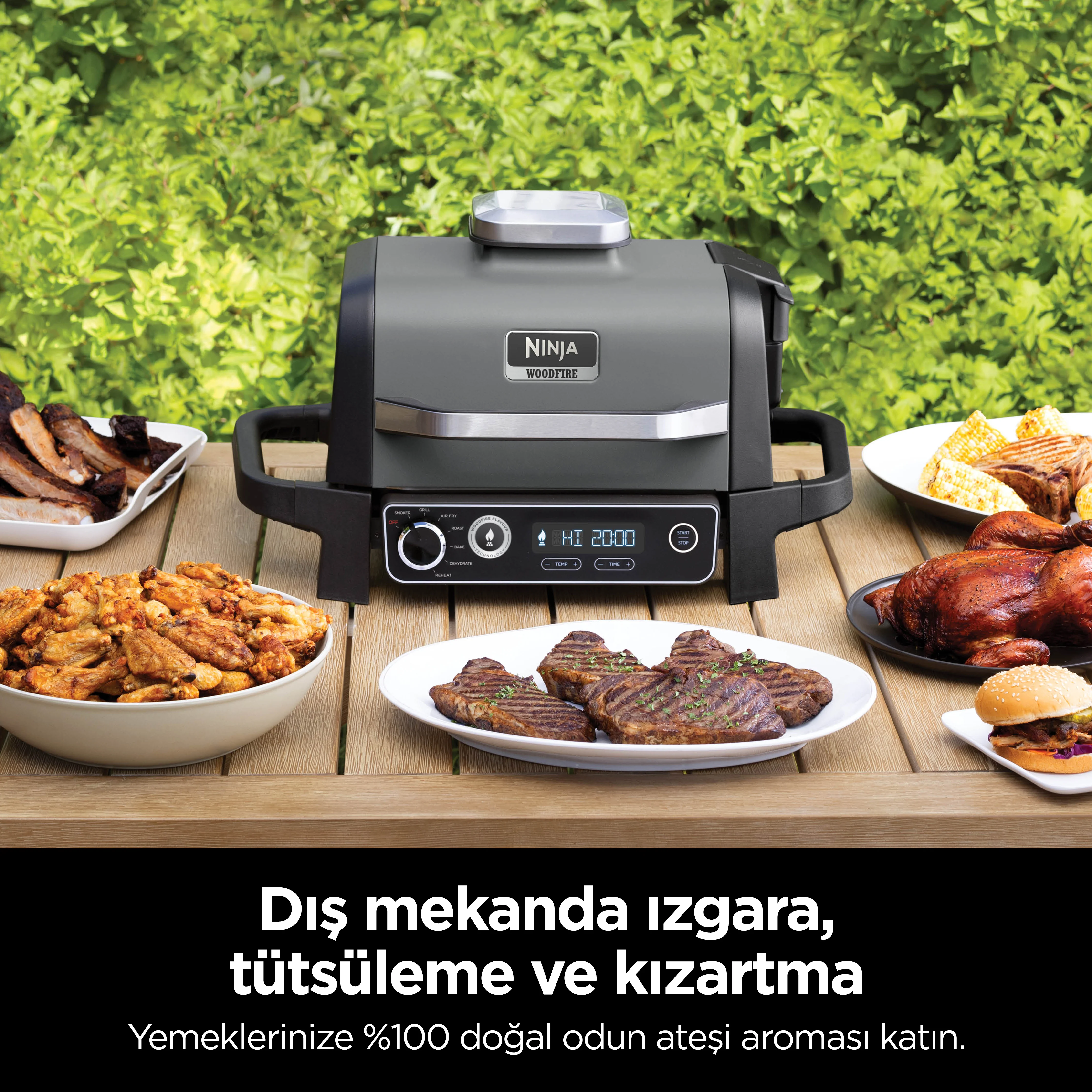 Ninja Woodfire Elektrikli Barbekü Grill & Smoker - Image 3