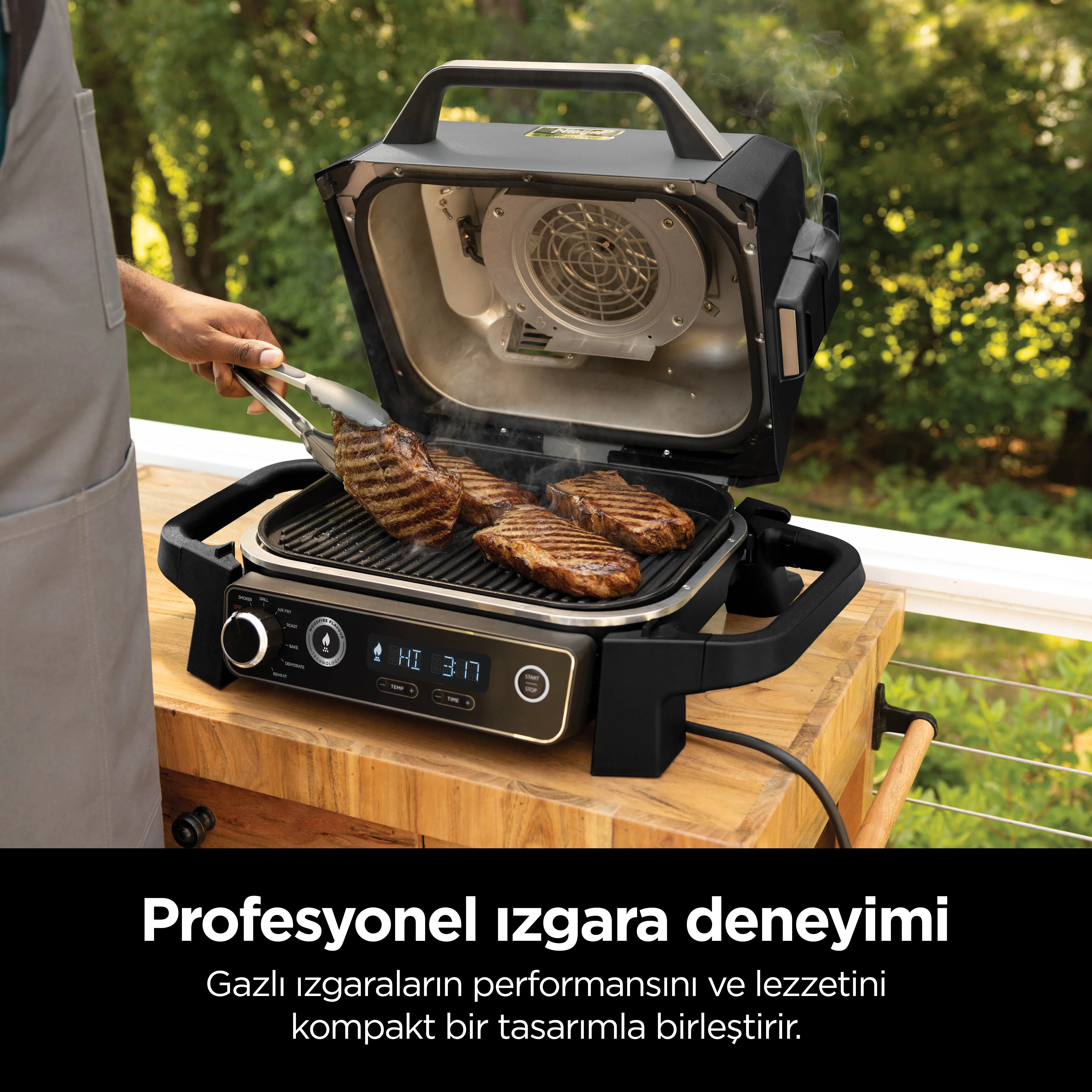 Ninja Woodfire Elektrikli Barbekü Grill & Smoker - Image 4