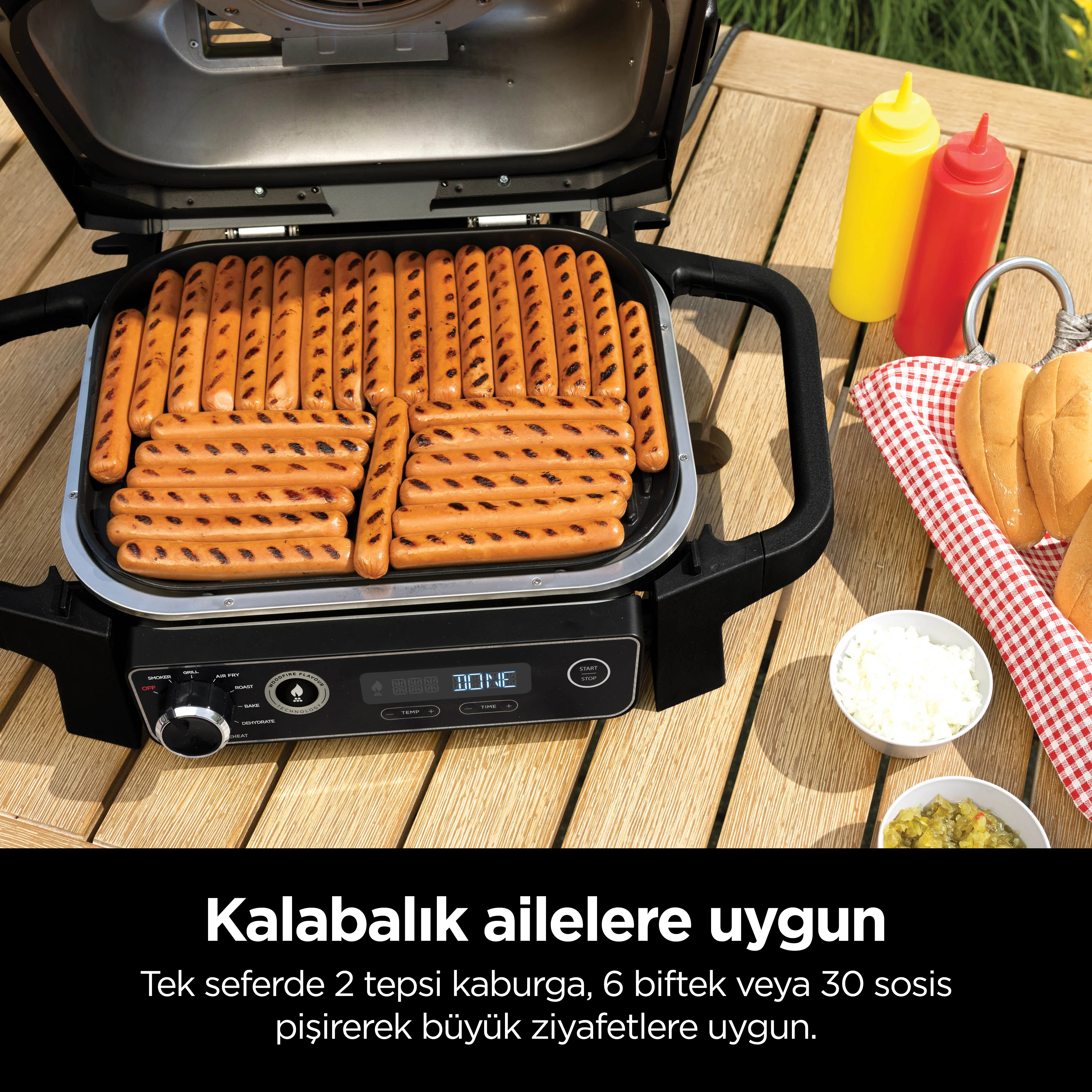 Ninja Woodfire Elektrikli Barbekü Grill & Smoker - Image 7