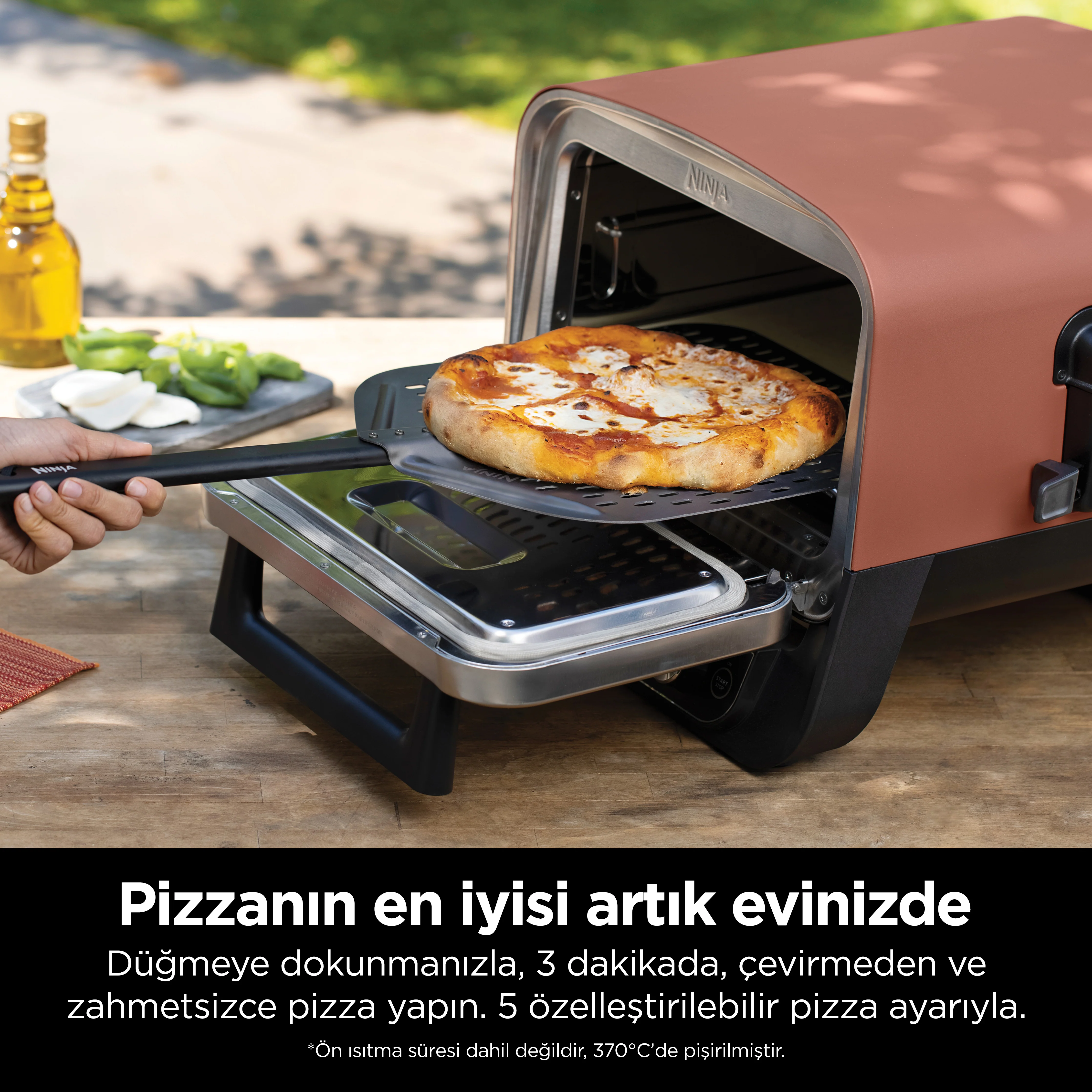 Ninja Woodfire Elektrikli Outdoor Fırın, Artisan Pizza Maker ve BBQ Smoker - Image 5