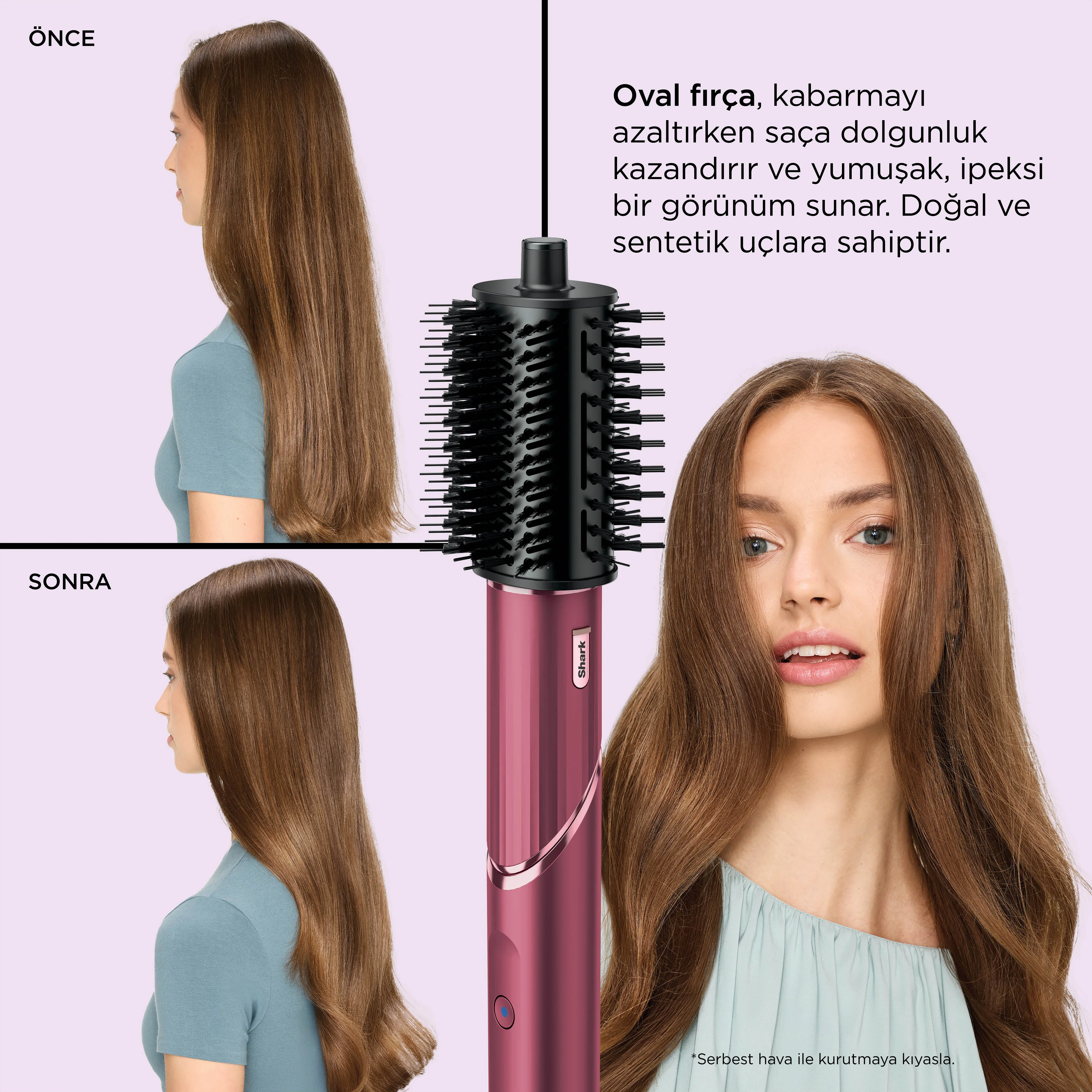 Shark FlexStyle 5-in-1 Saç Kurutma & Şekillendirme Sistemi - Cherry - Image 7