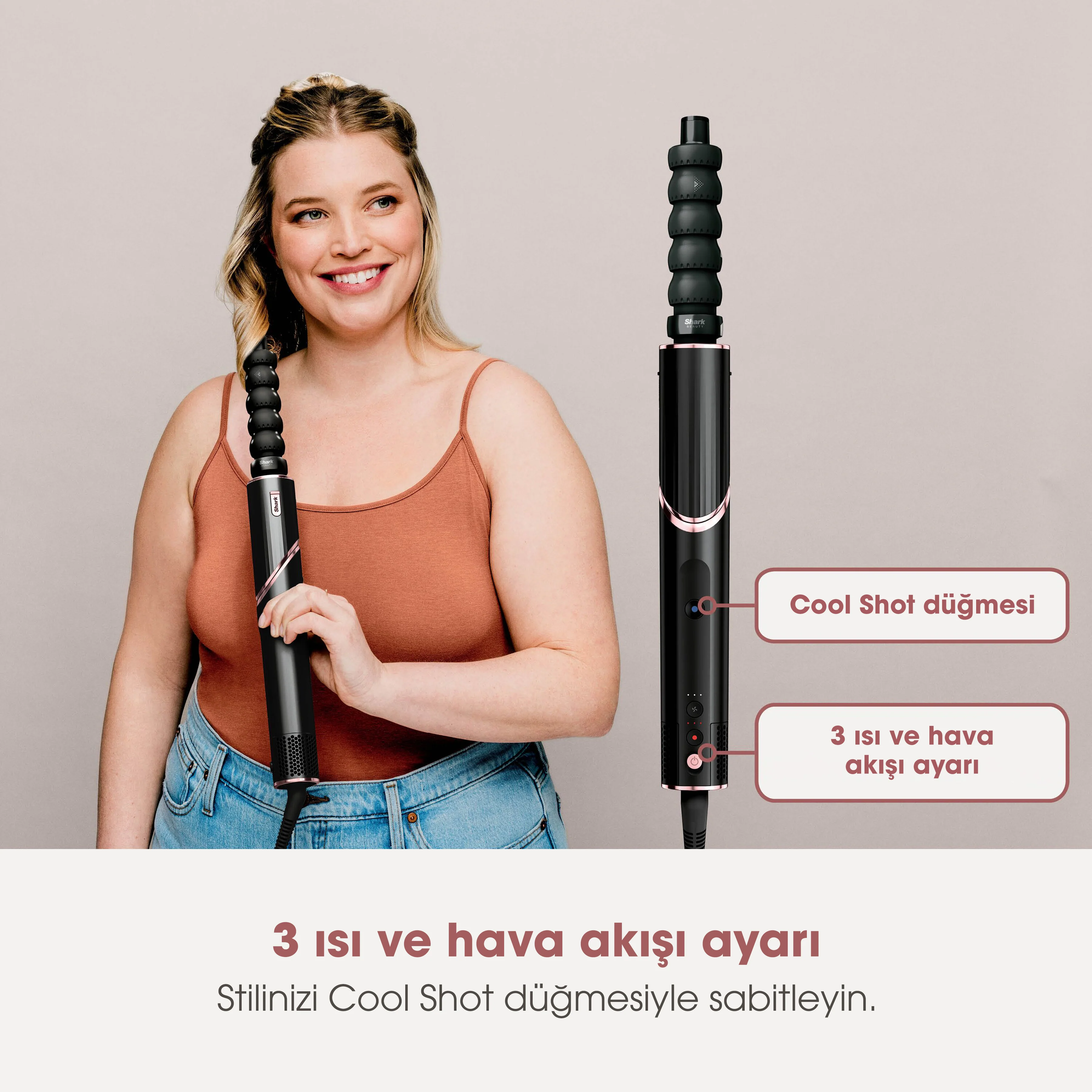 Shark FlexStyle 5-in-1 Saç Kurutma ve Şekillendirme Sistemi - Black - Image 4