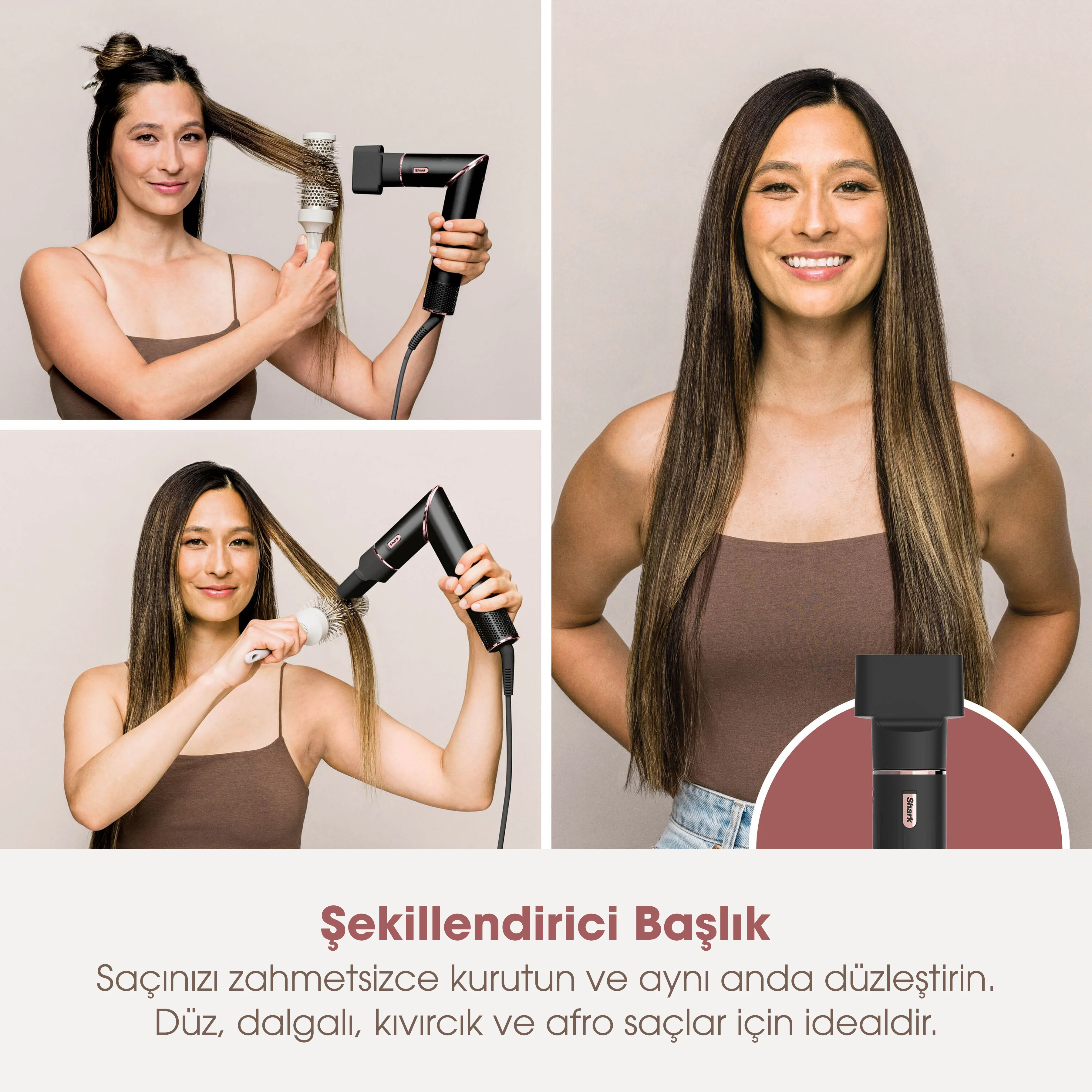 Shark FlexStyle 5-in-1 Saç Kurutma ve Şekillendirme Sistemi - Black - Image 9