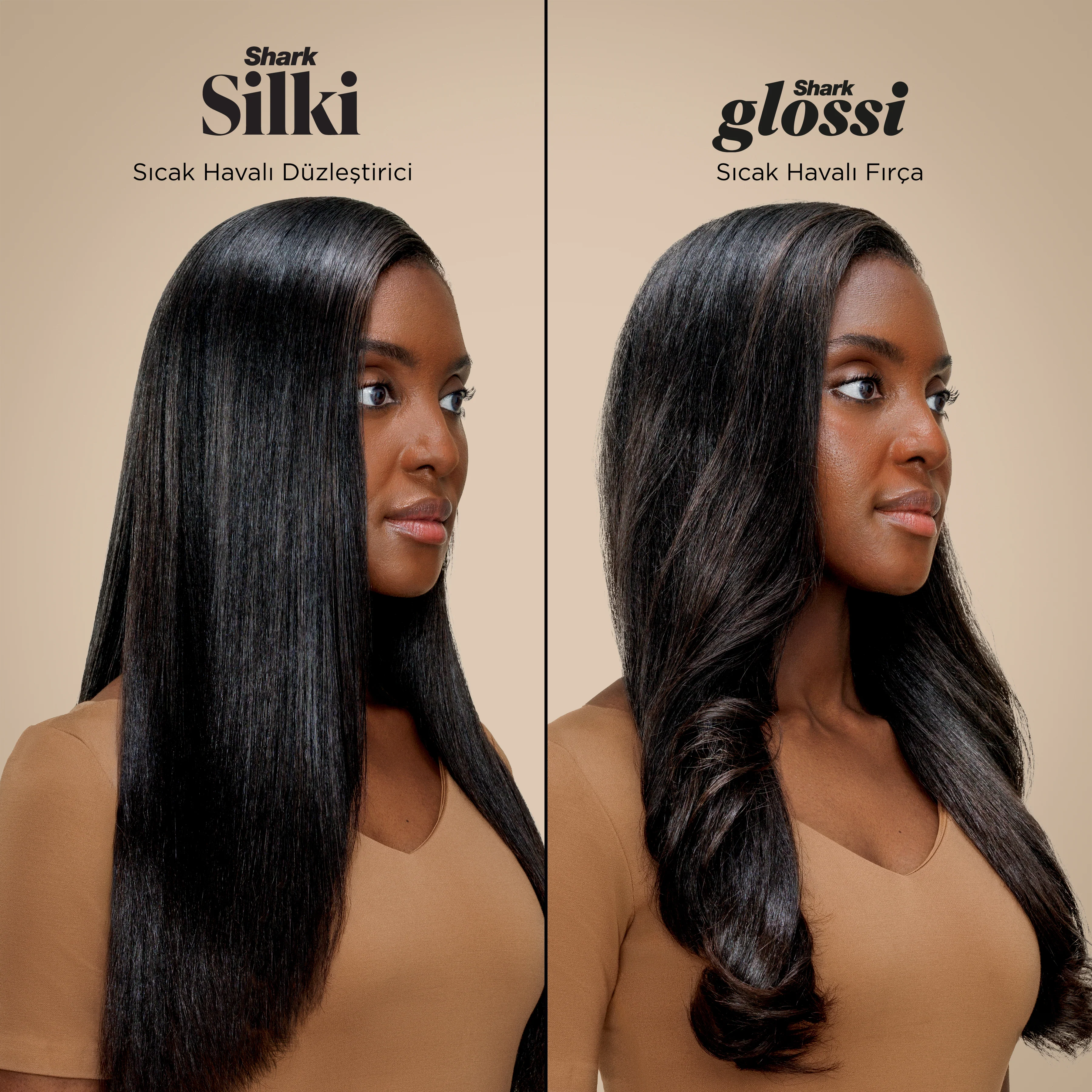 Shark Glam 5 Başlıklı Düz,Dalgalı ve Bukleli Çok Amaçlı Saç Şekillendirici - Gold - Image 13