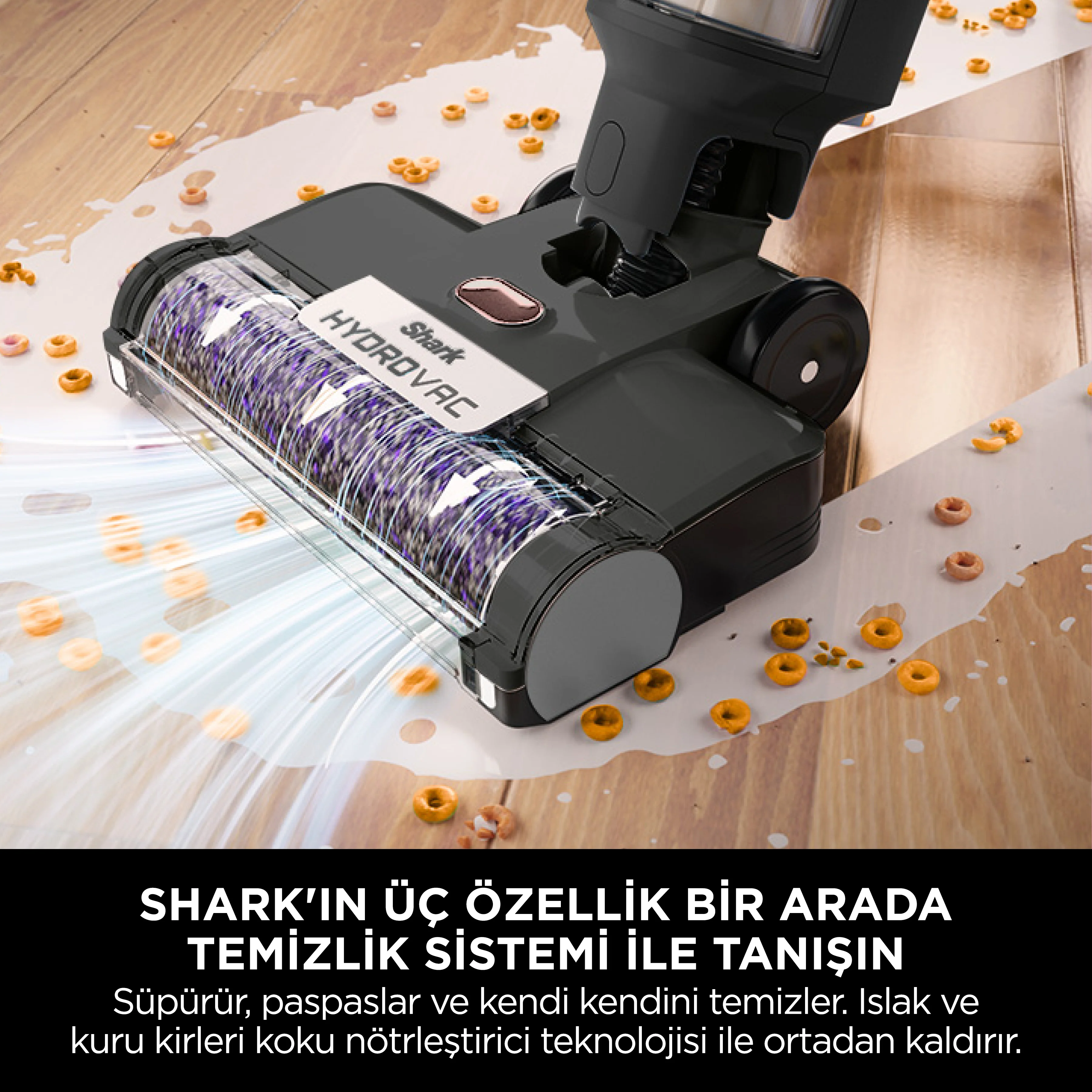 Shark HydroVac Pro Islak&Kuru Şarjlı Silme ve Süpürme Makinesi - Image 3