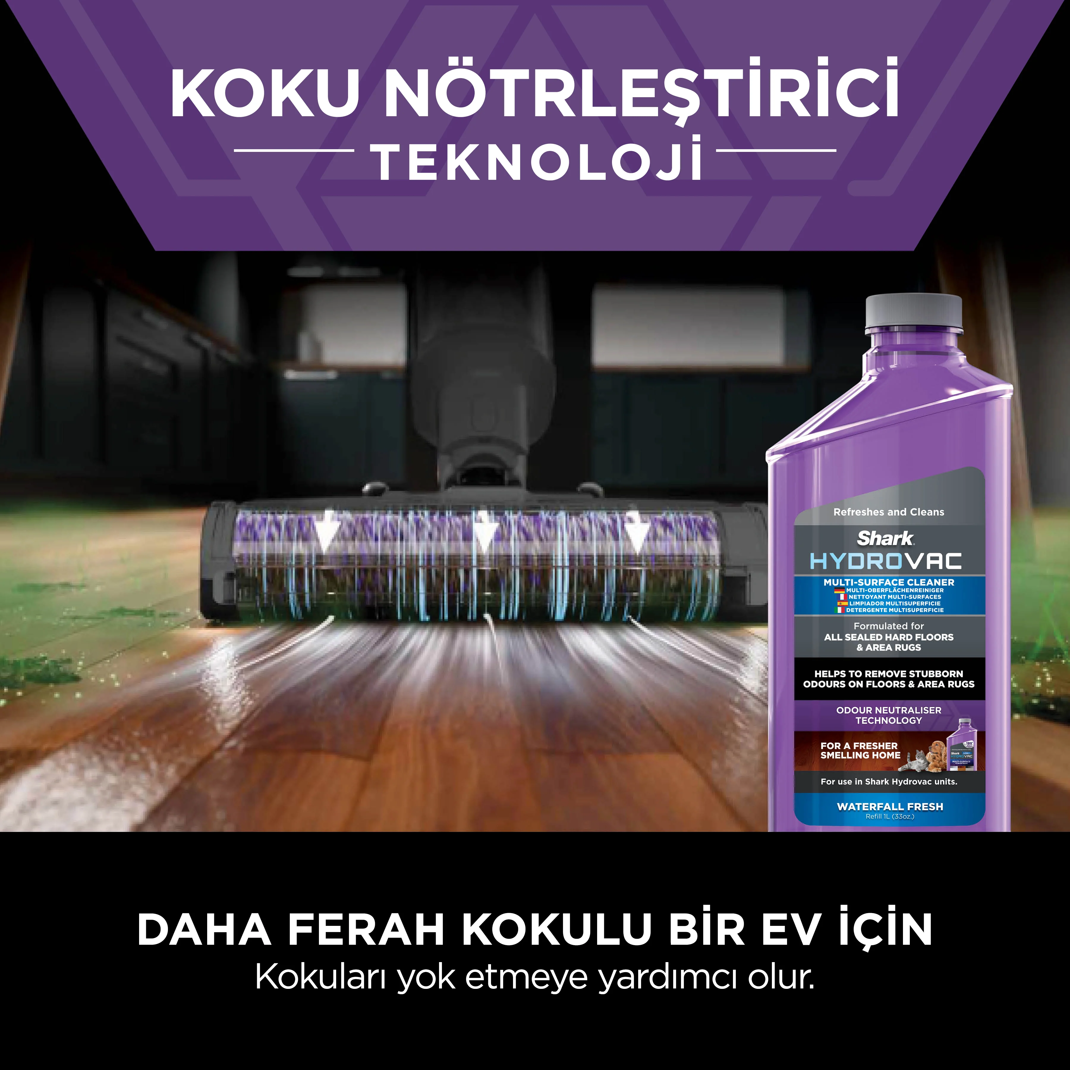 Shark HydroVac Pro Islak&Kuru Şarjlı Silme ve Süpürme Makinesi - Image 5