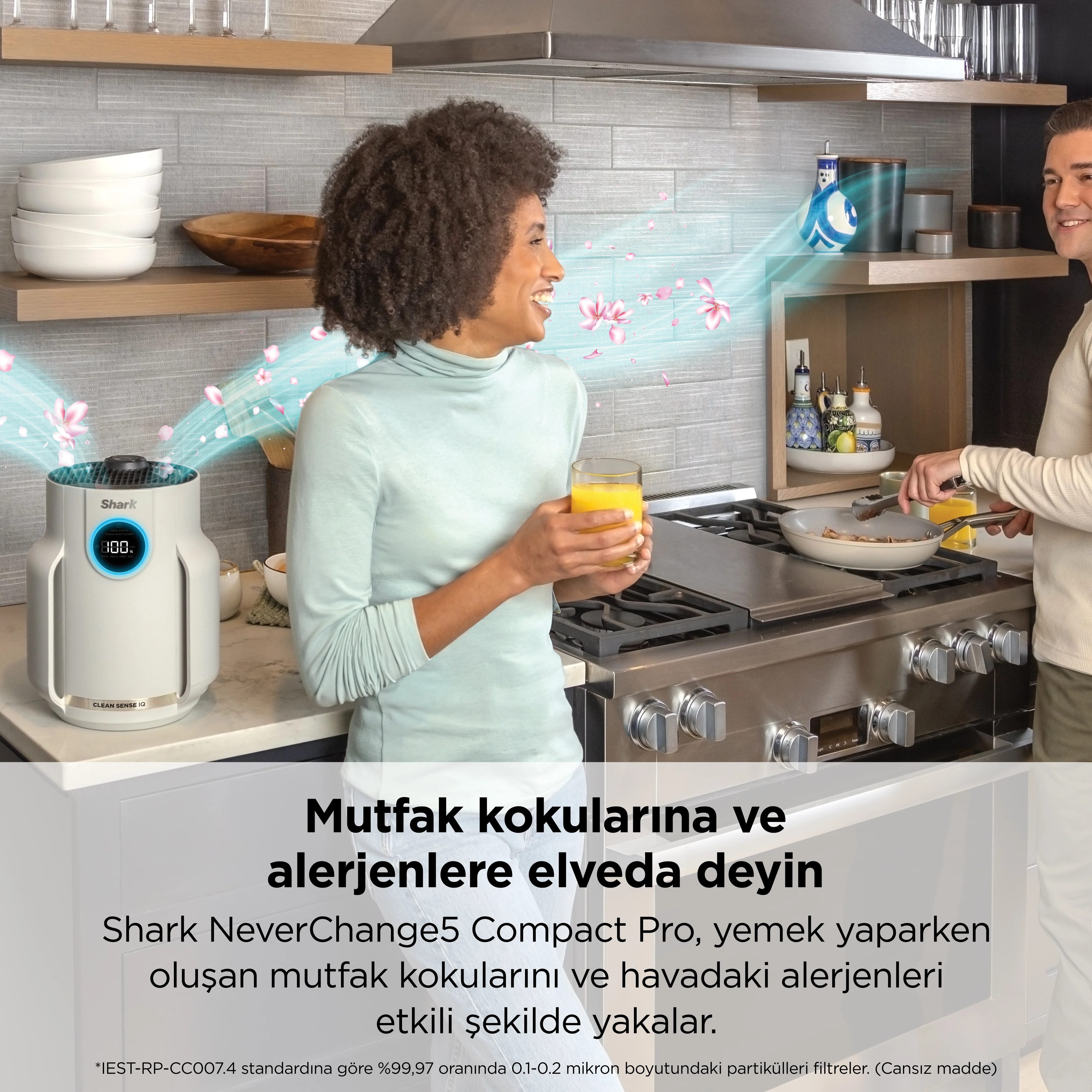 Shark NeverChange5 Compact Pro Hava Temizleyici - Beyaz - Image 10