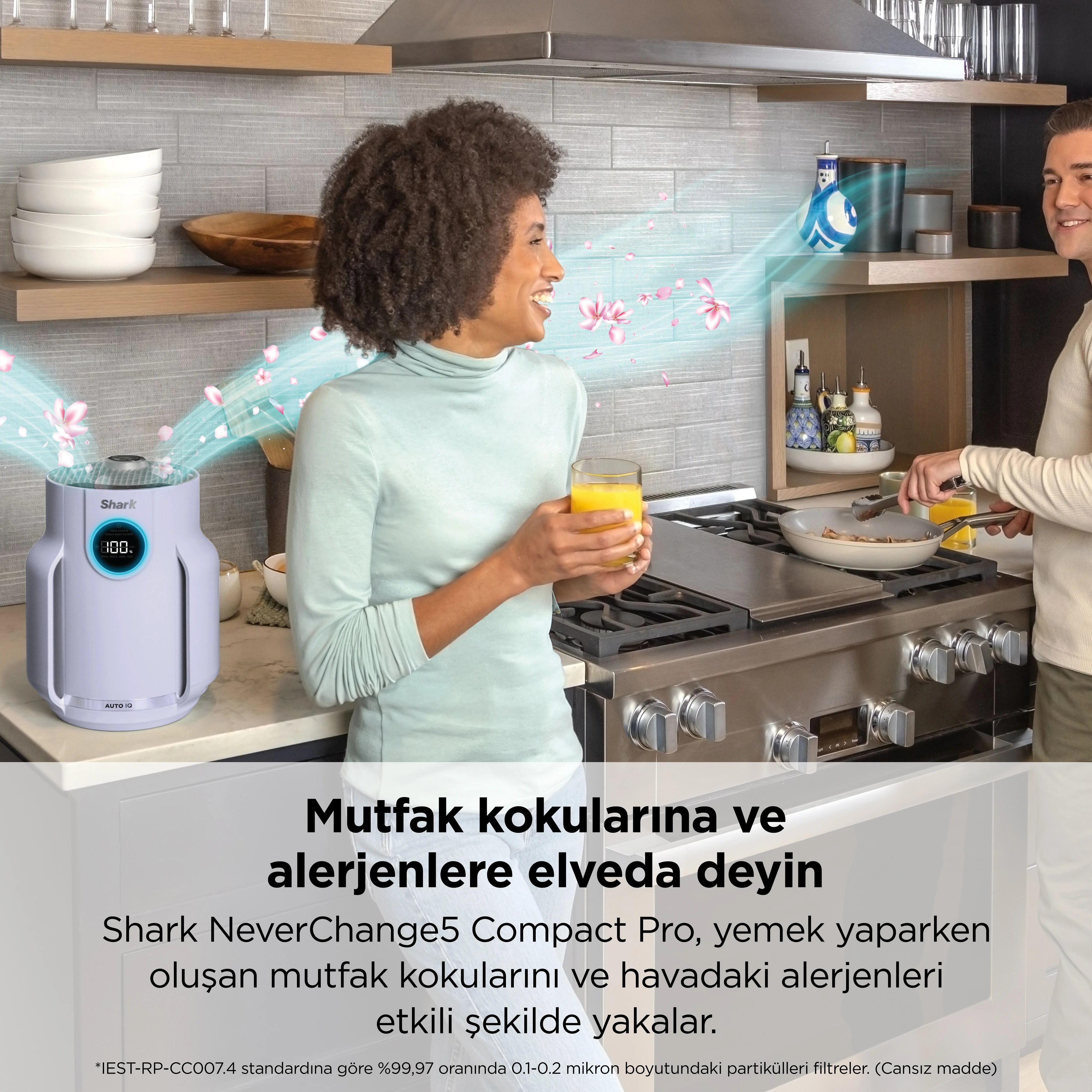 Shark NeverChange5 Compact Pro Hava Temizleyici - Lavanta - Image 10
