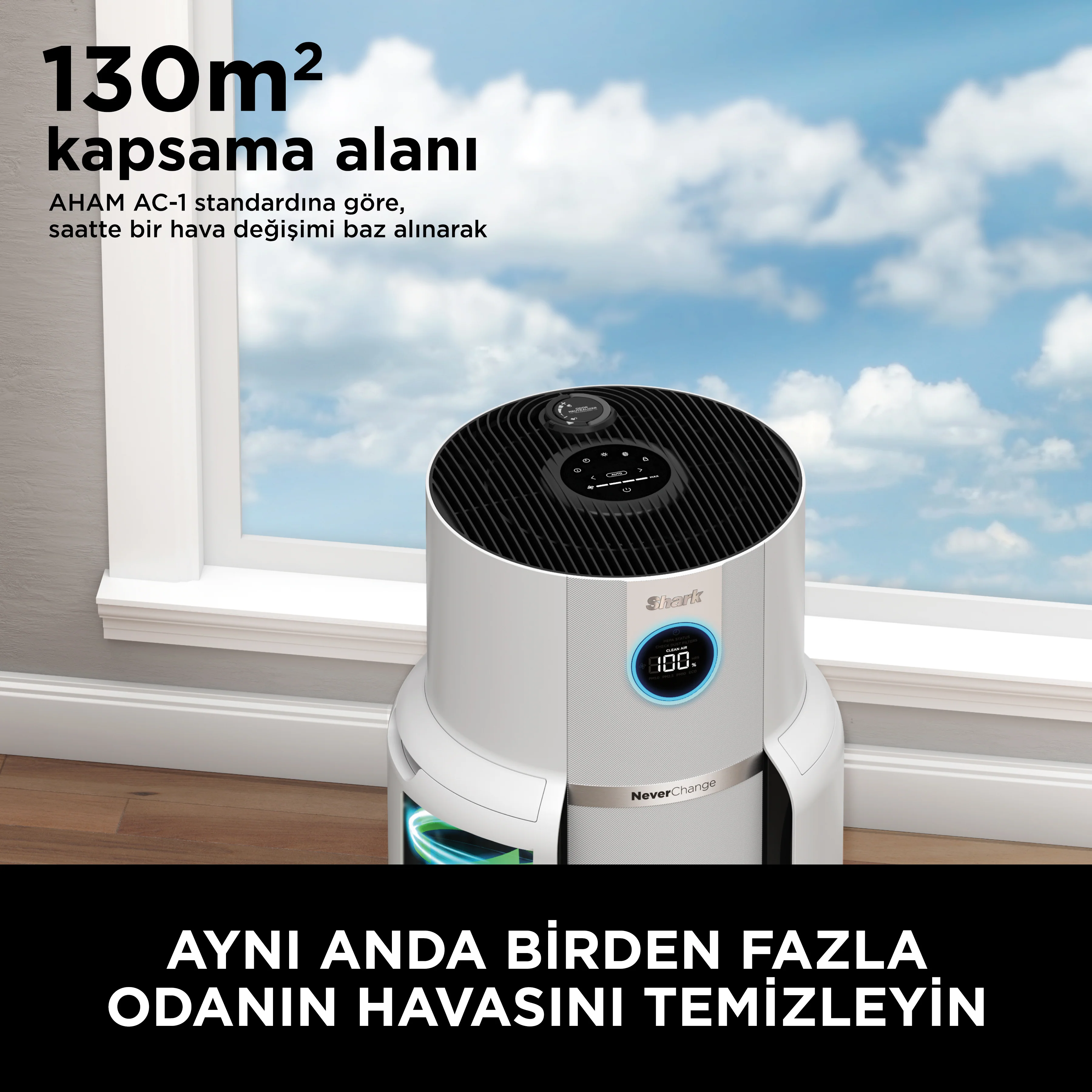 Shark NeverChange5 MAX Clean Sense IQ Hava Temizleyicisi - Image 5