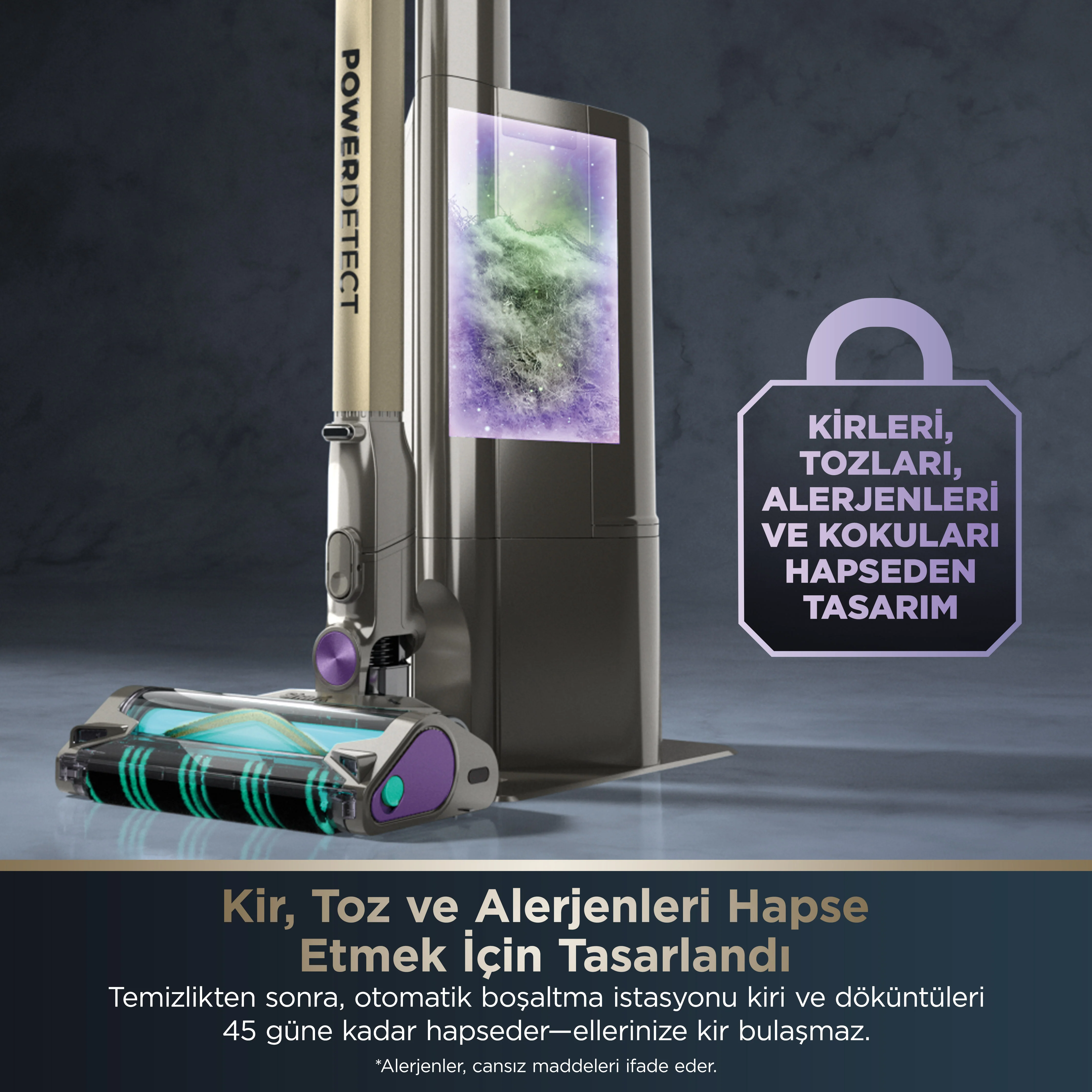 Shark PowerDetect Clean&Empty Auto-Empty Sistemli Pet Başlıklı Şarjlı Dikey Süpürge - Image 10