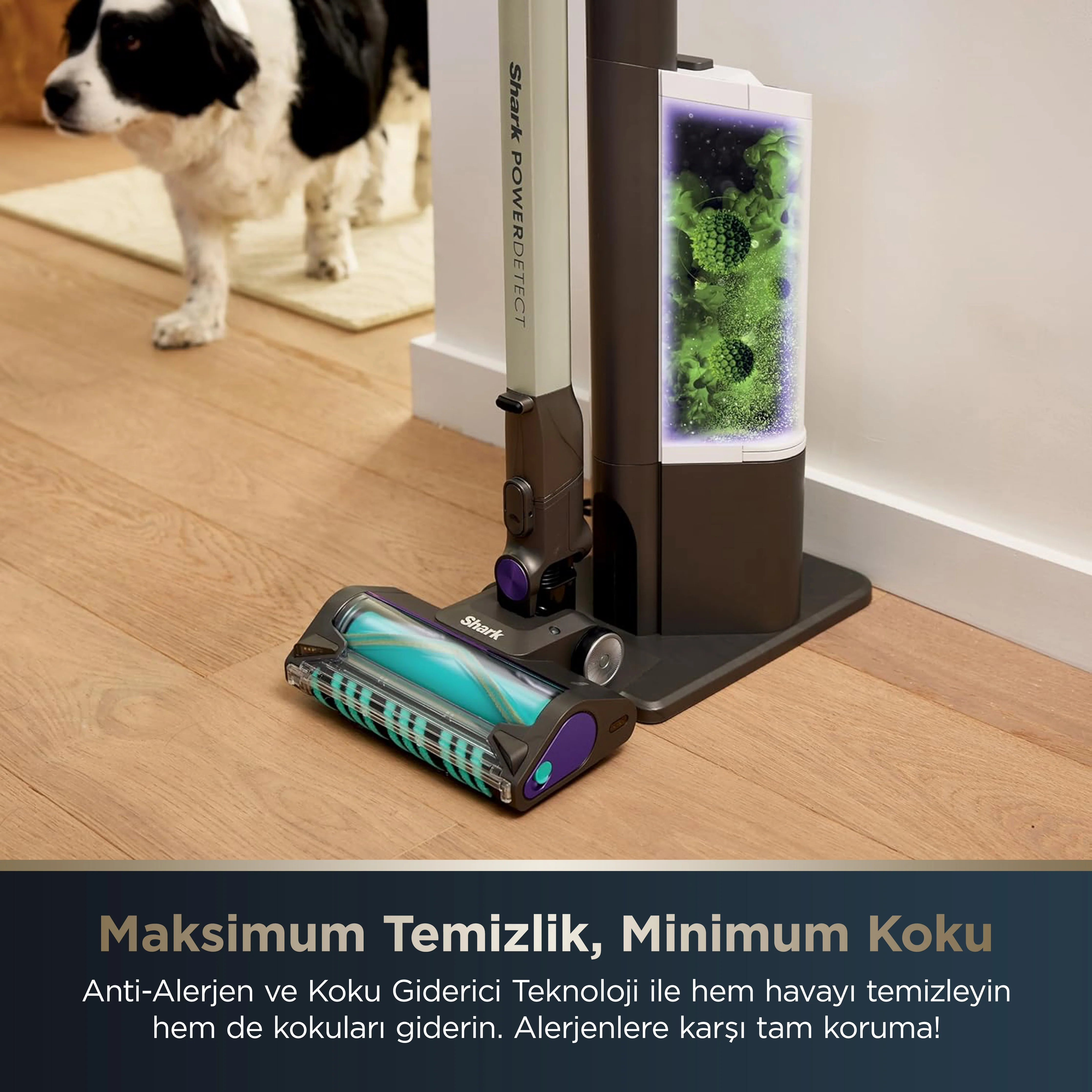 Shark PowerDetect Clean&Empty Auto-Empty Sistemli Pet Başlıklı Şarjlı Dikey Süpürge - Image 11