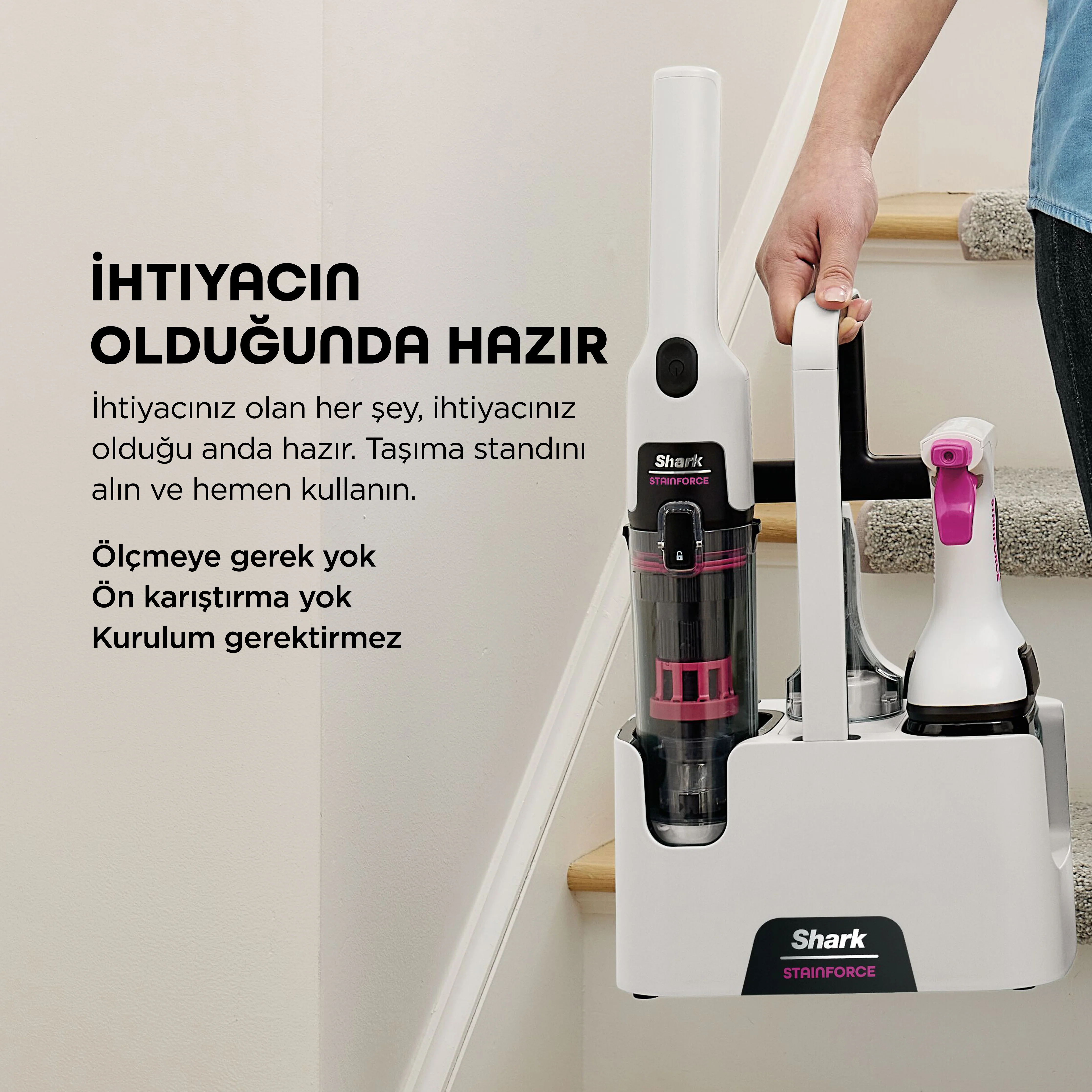 Shark StainForce Kablosuz Leke Çıkarma Makinesi - Image 3