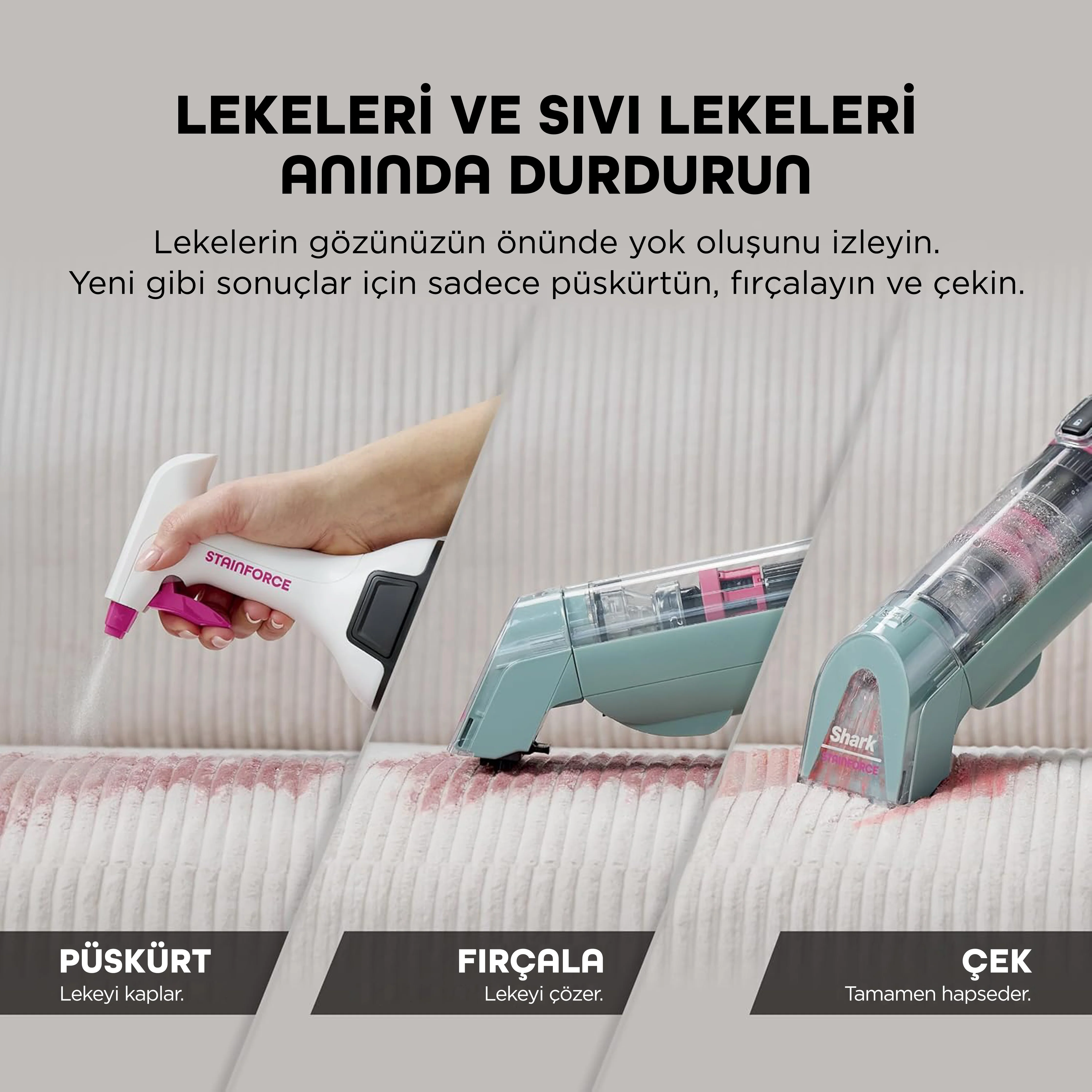 Shark StainForce Kablosuz Leke Çıkarma Makinesi - Image 4