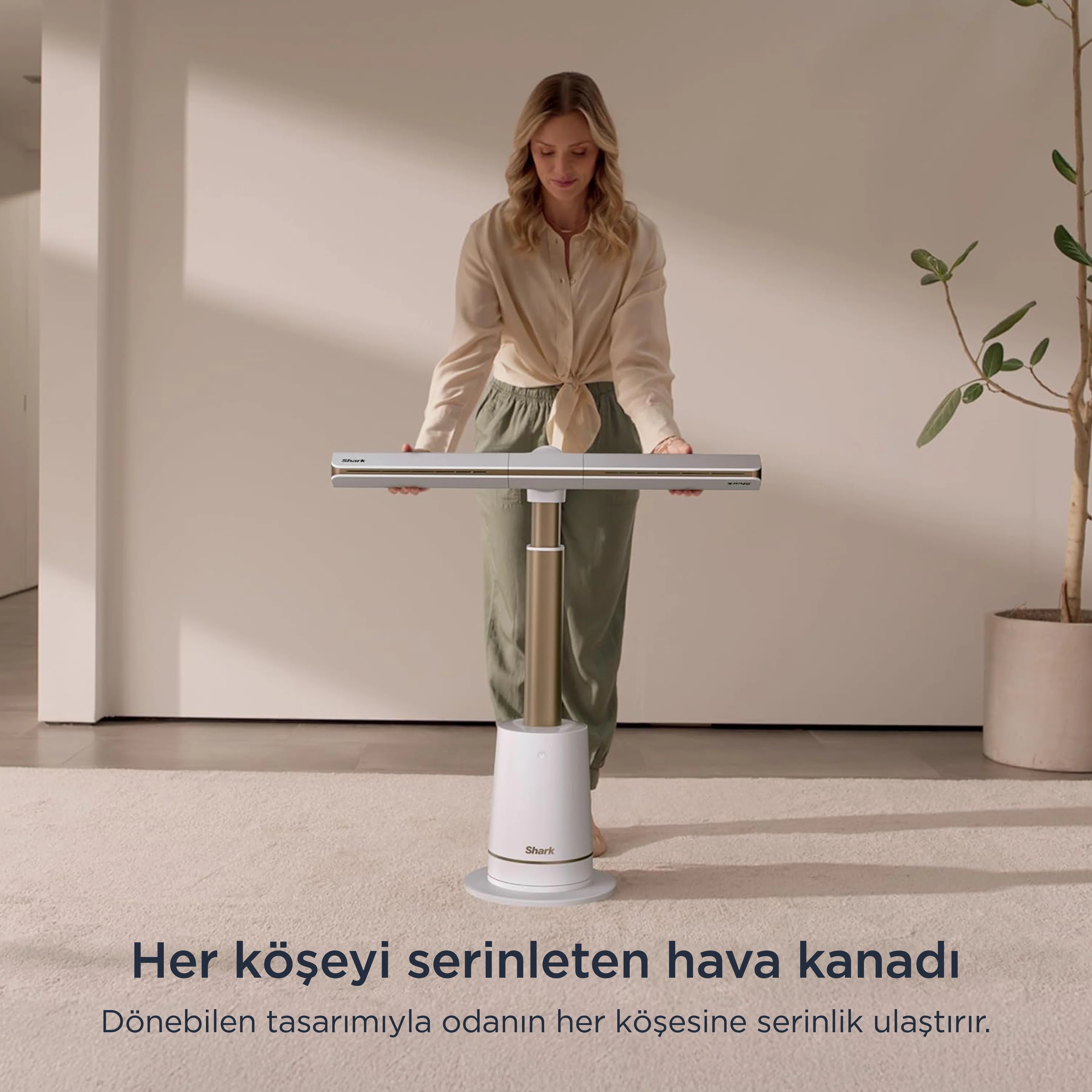 Shark TurboBlade Çok Yönlü Yüksek Hızlı Serinletici Fan– Beyaz - Image 4