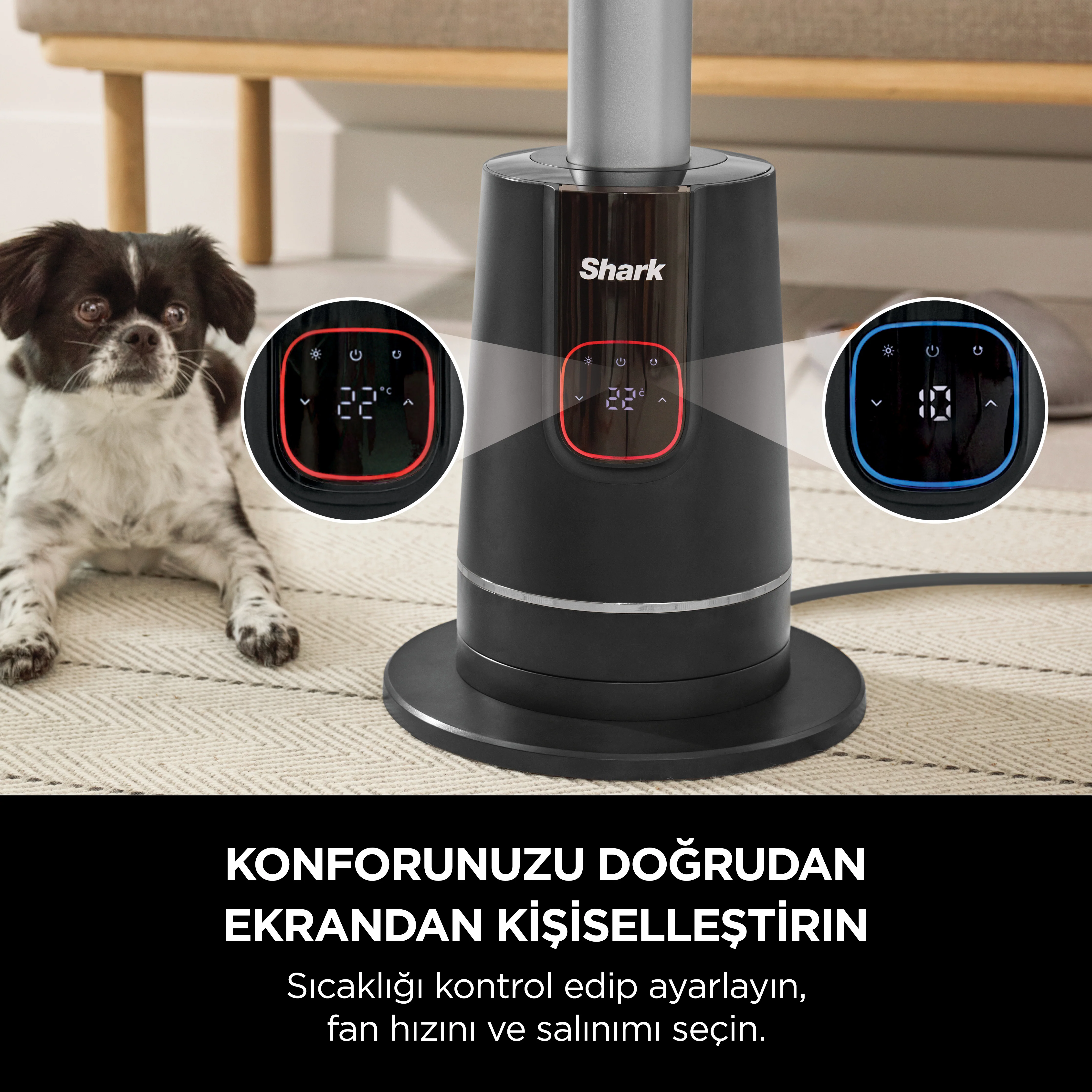 Shark TurboBlade Cool + Heat (Çift Fonksiyonlu Vantilatör ve Isıtıcı) - Image 12